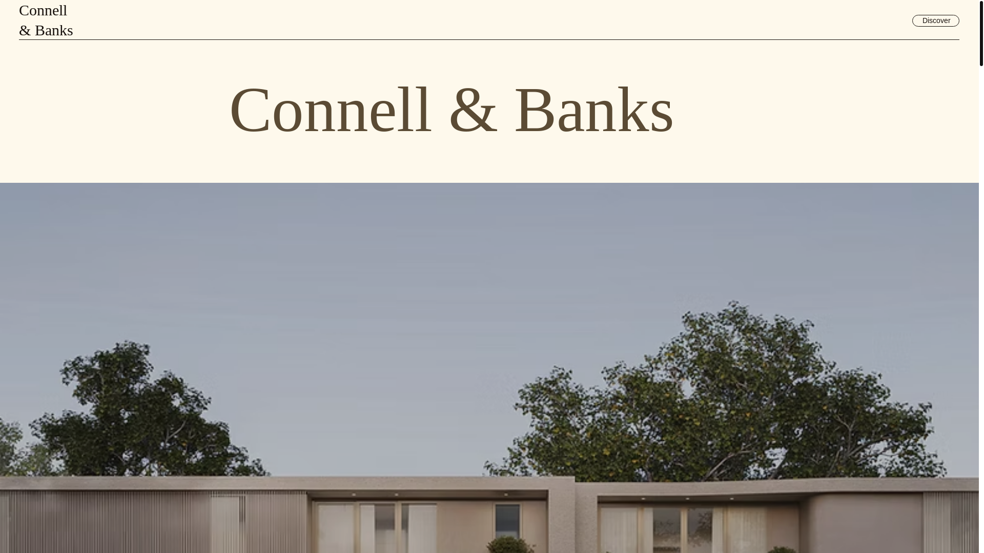 website screenshot of https://connellandbanks.com/