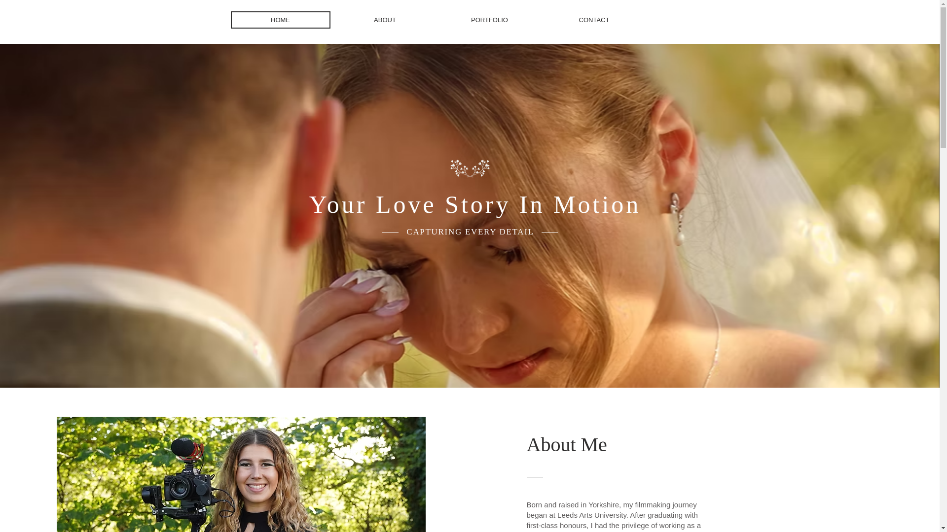 website screenshot of https://captured-by-claire.com/