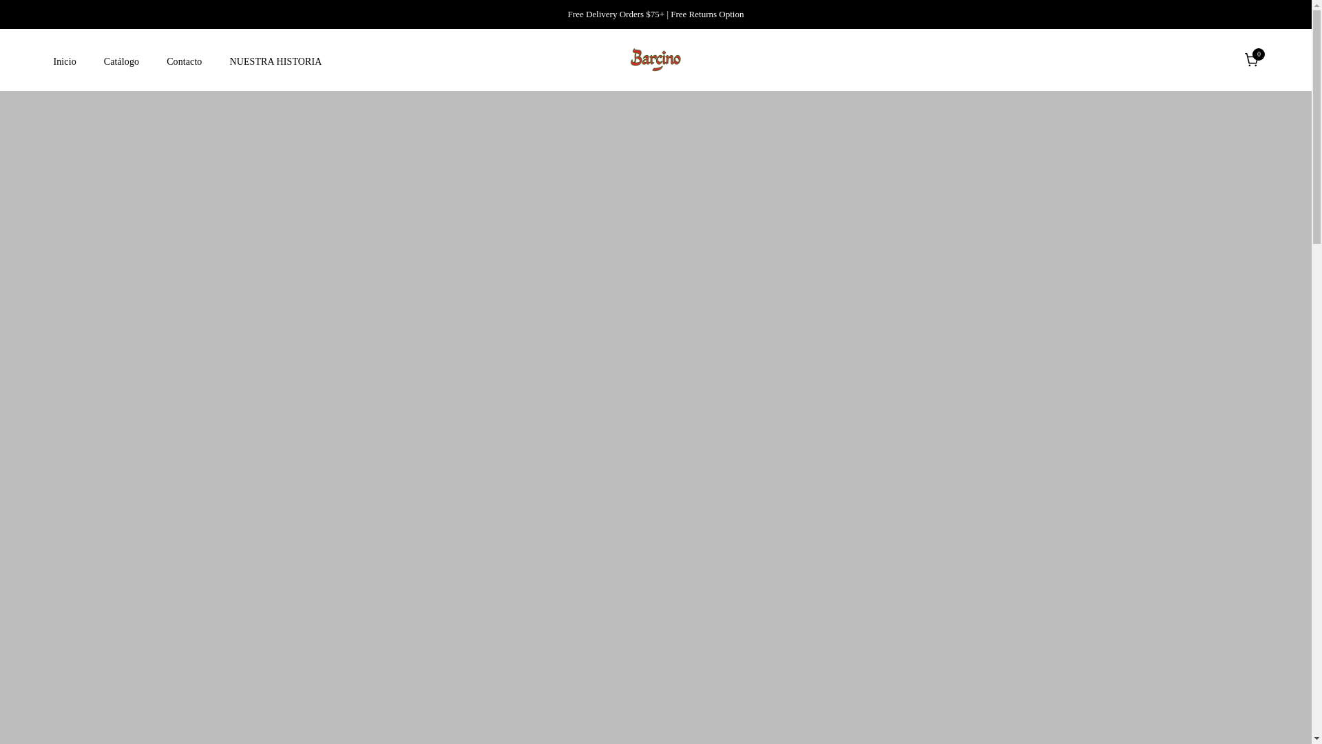 website screenshot of https://barcinostore.com/