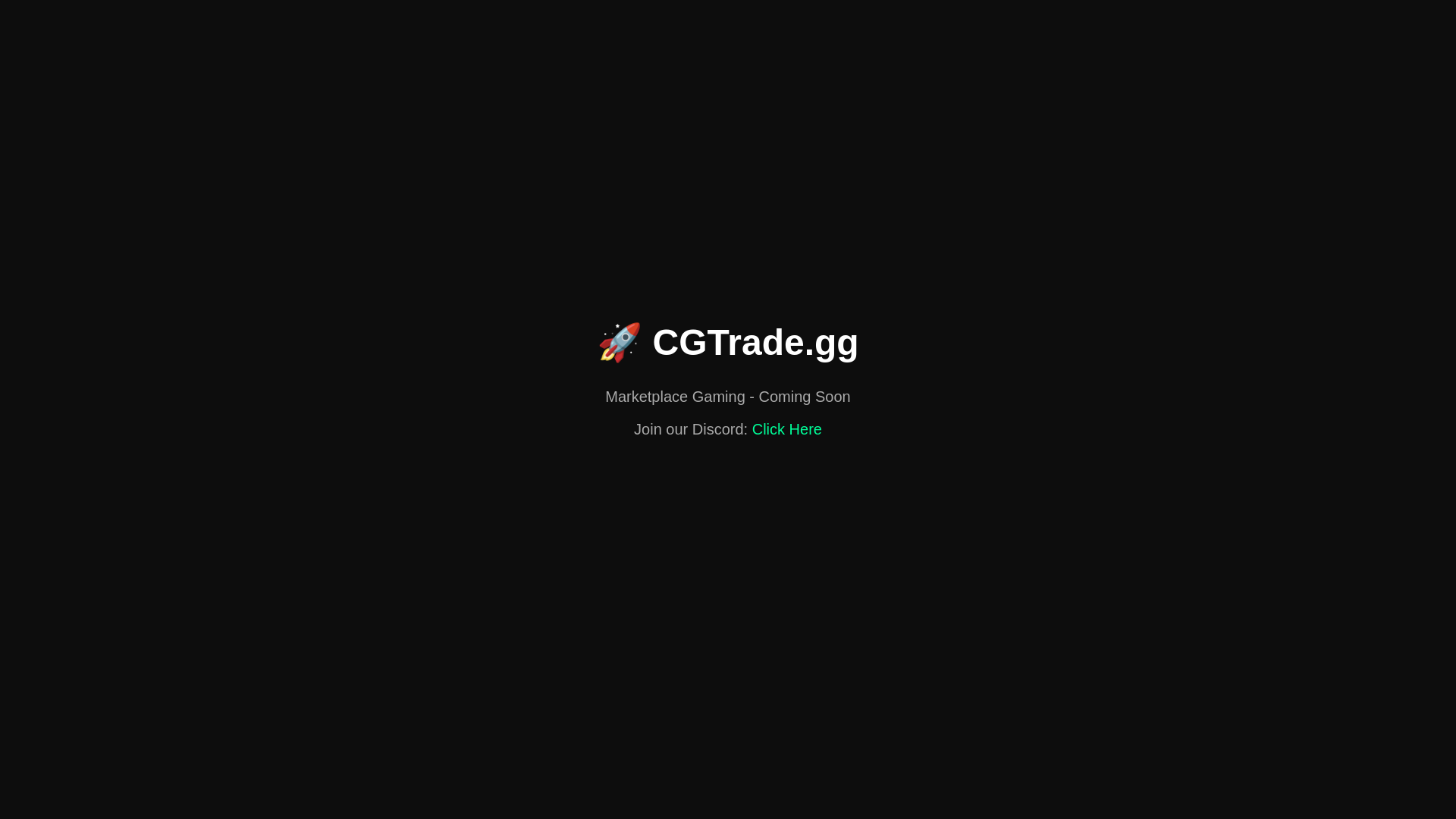 website screenshot of https://cgtrade.gg/