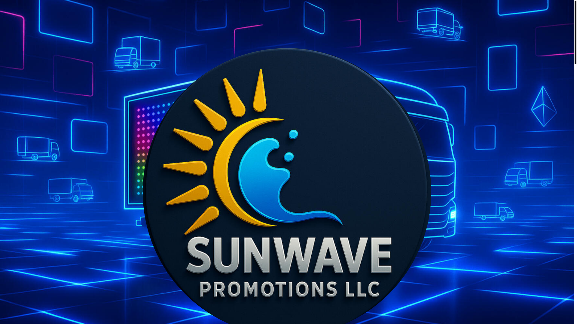 website screenshot of https://sunwavepromos.com/
