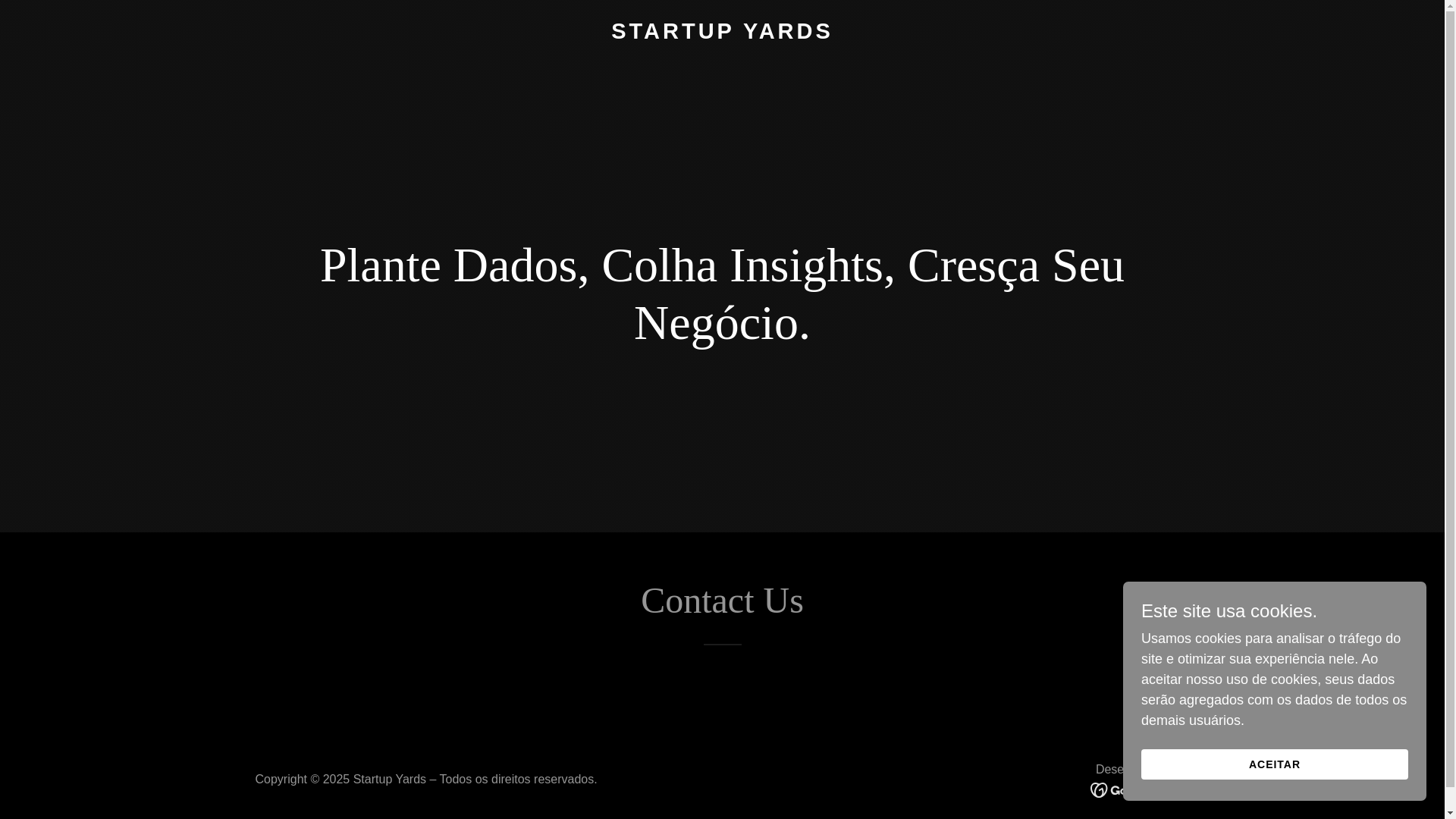 website screenshot of https://startupyards.com/