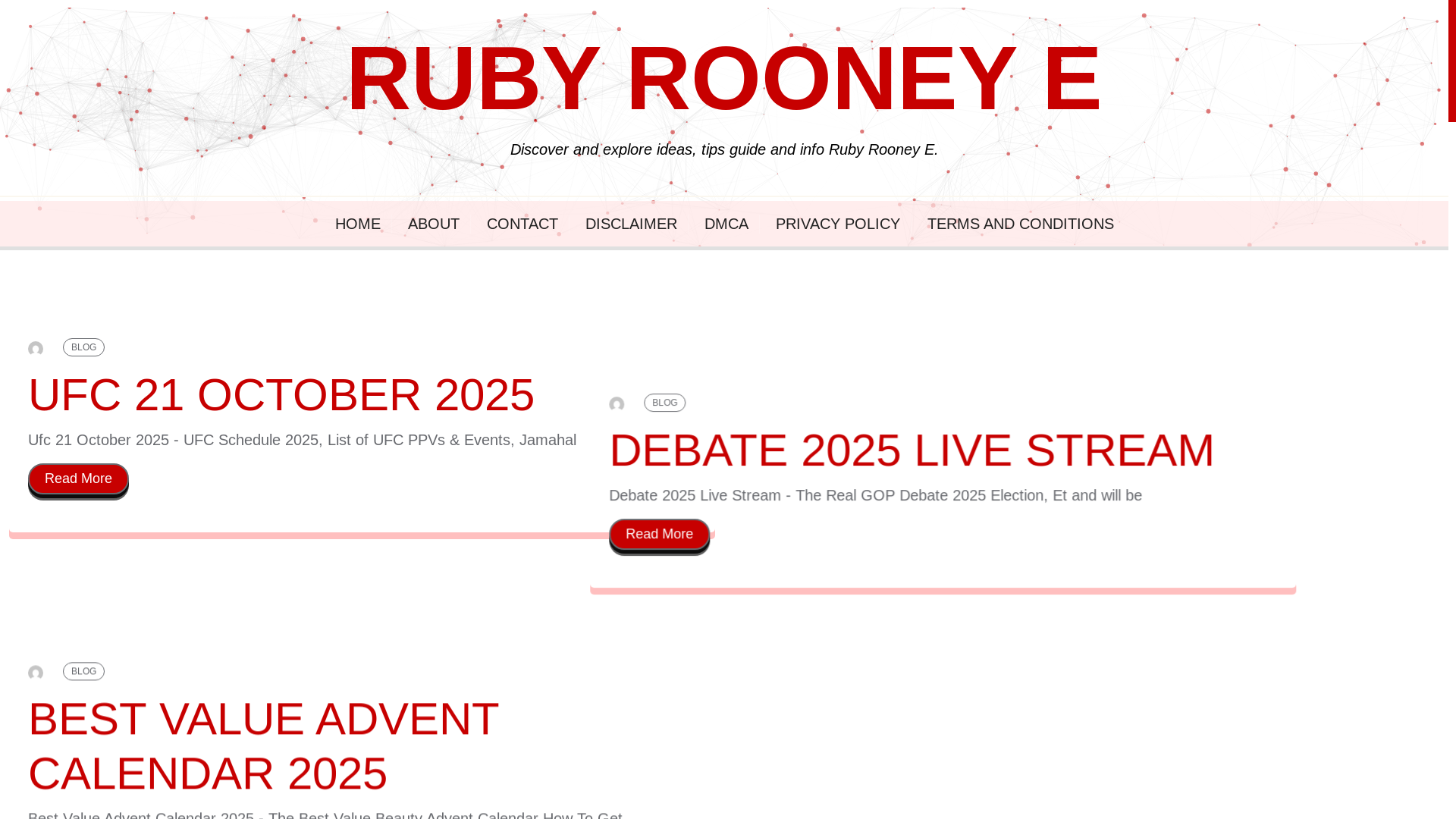 website screenshot of https://rubyrooneye.pages.dev/