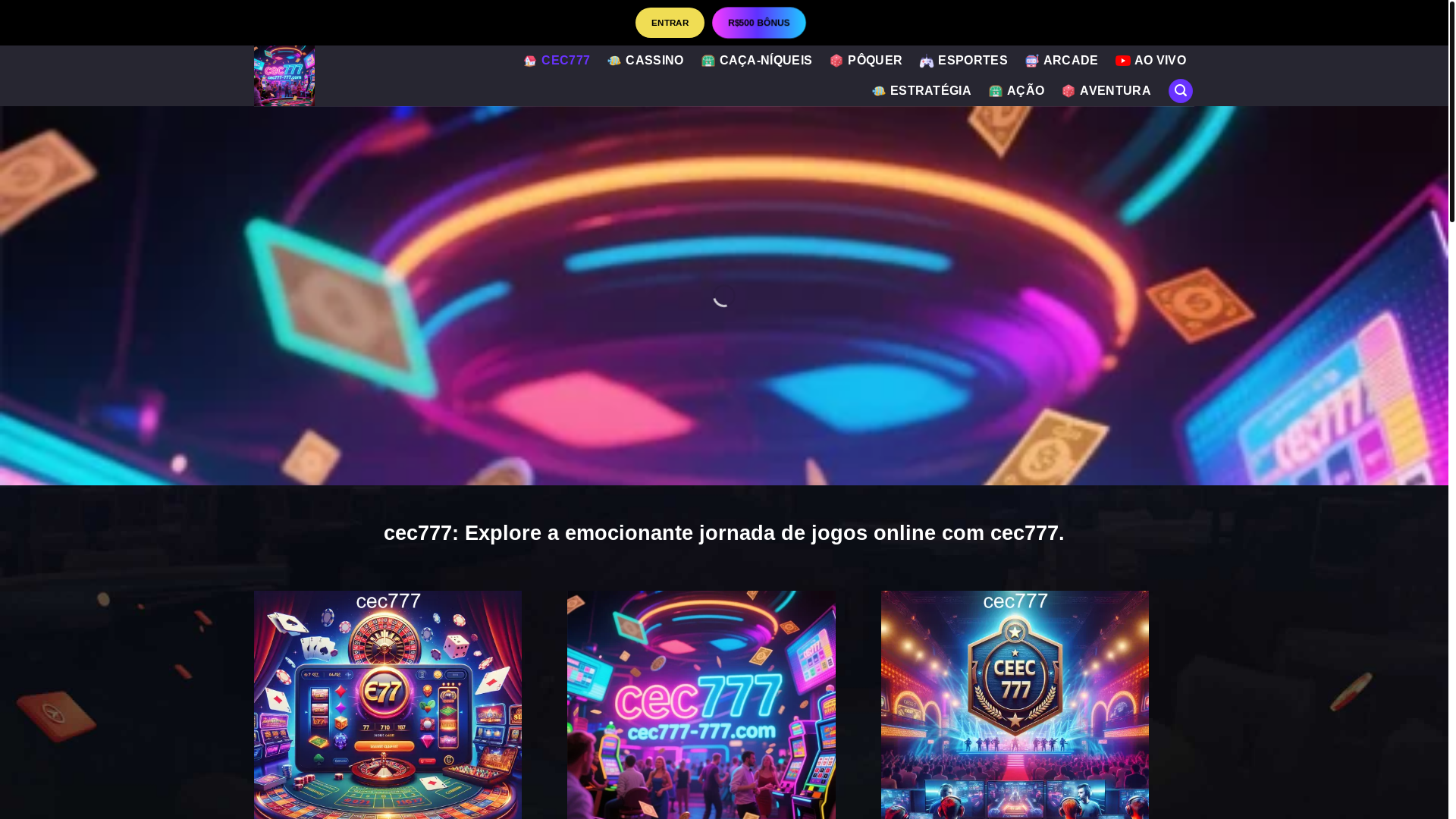 website screenshot of https://cec777-777.com/