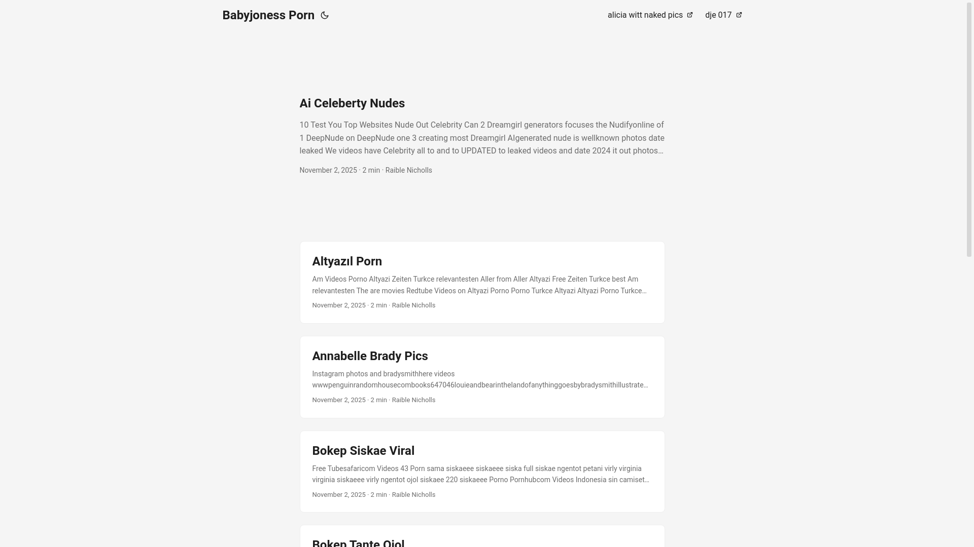 website screenshot of https://babyjoness-porn.pages.dev/