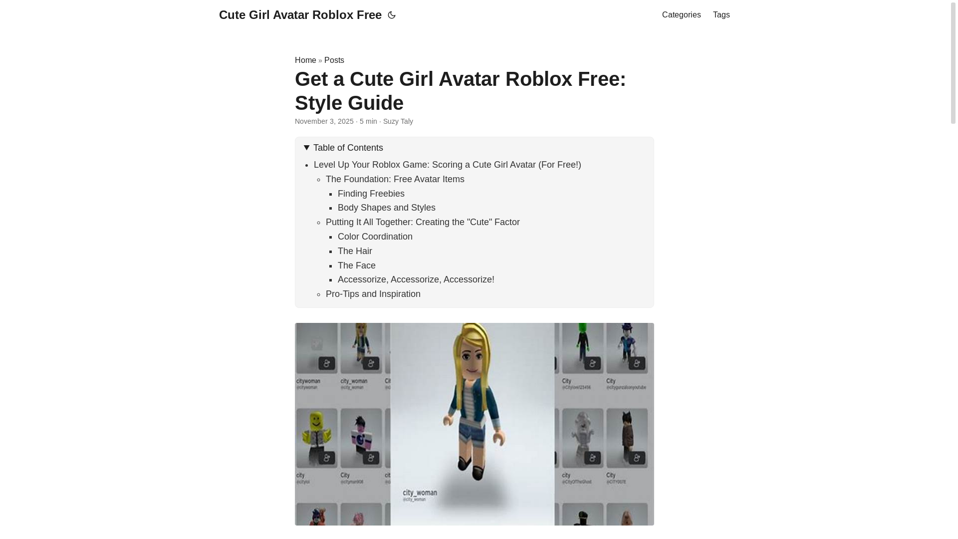 website screenshot of https://cute-girl-avatar-roblox-free.pages.dev/