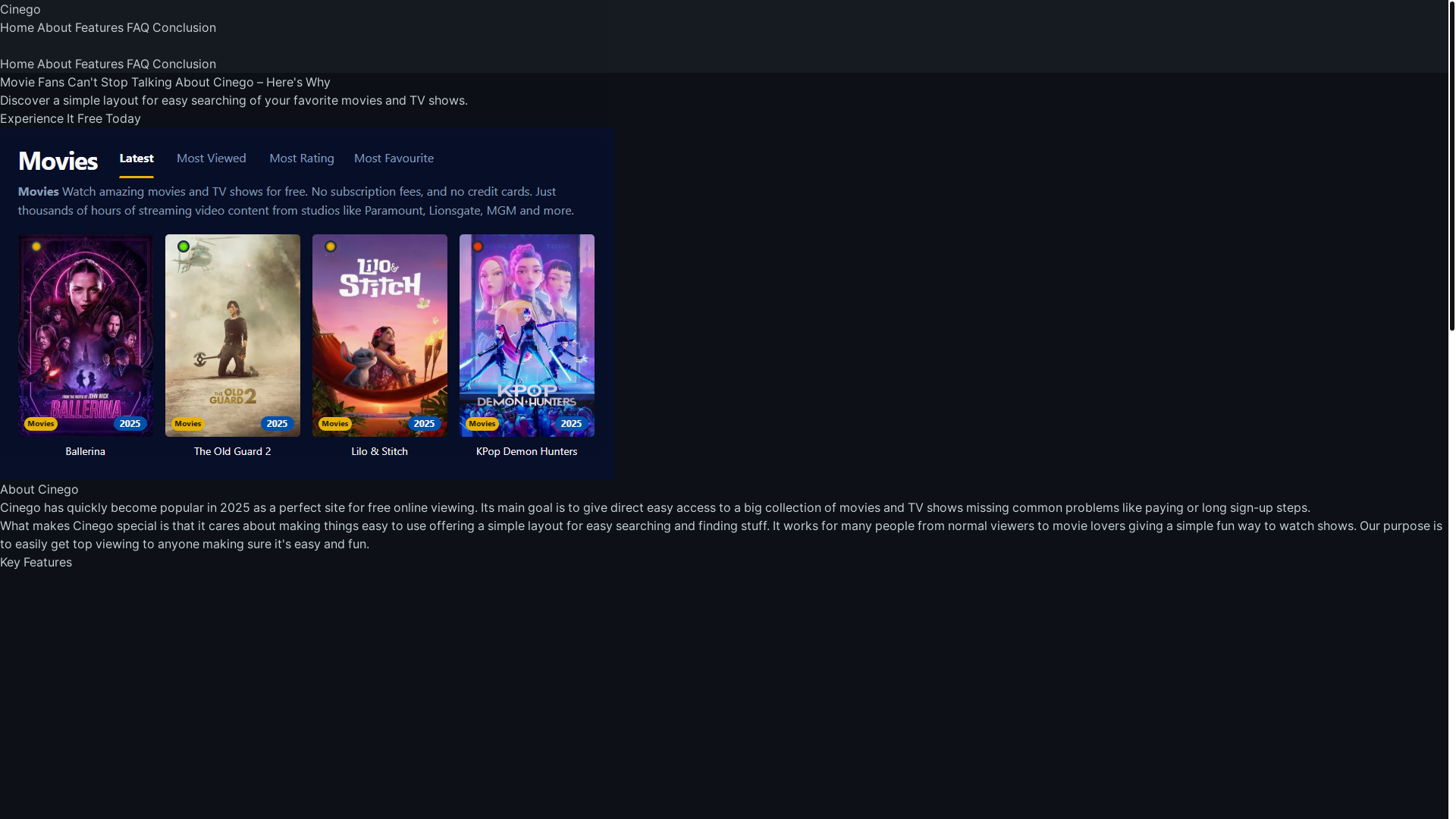 website screenshot of https://cinego-6042.pages.dev/