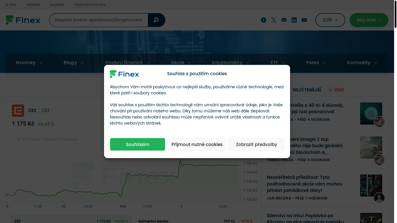 website screenshot of https://novinky-tyden.cz/