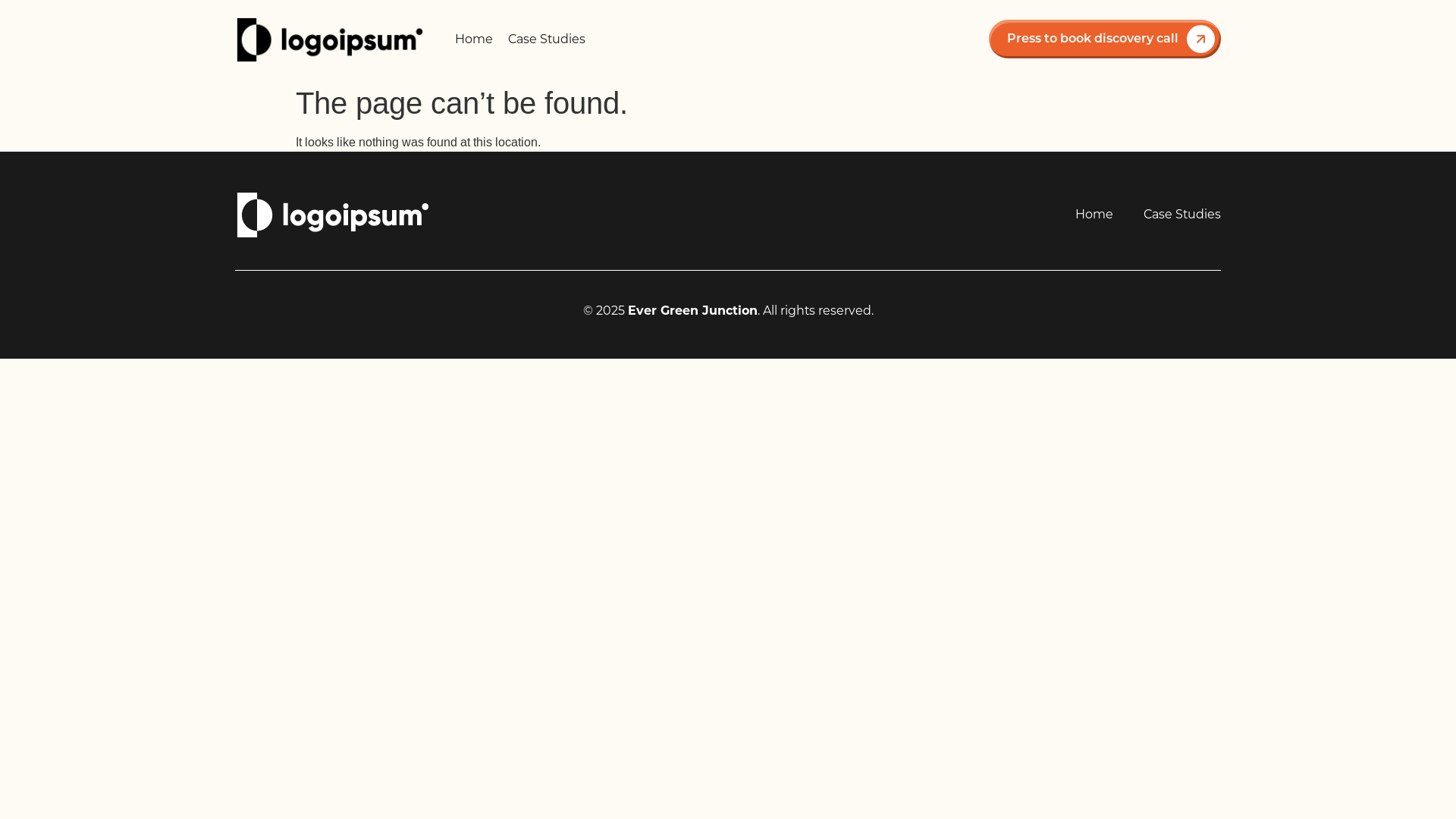 website screenshot of https://evergreenjunction.io/