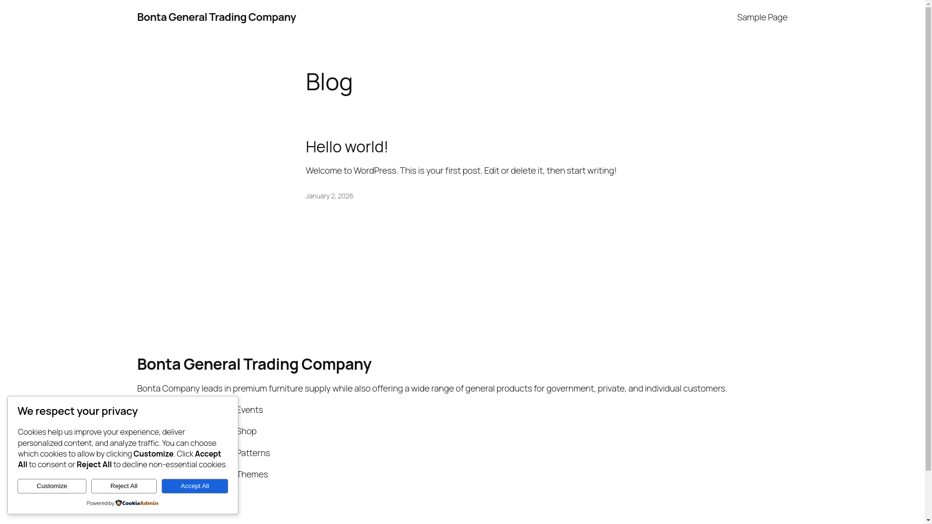 website screenshot of https://bonta.ae/