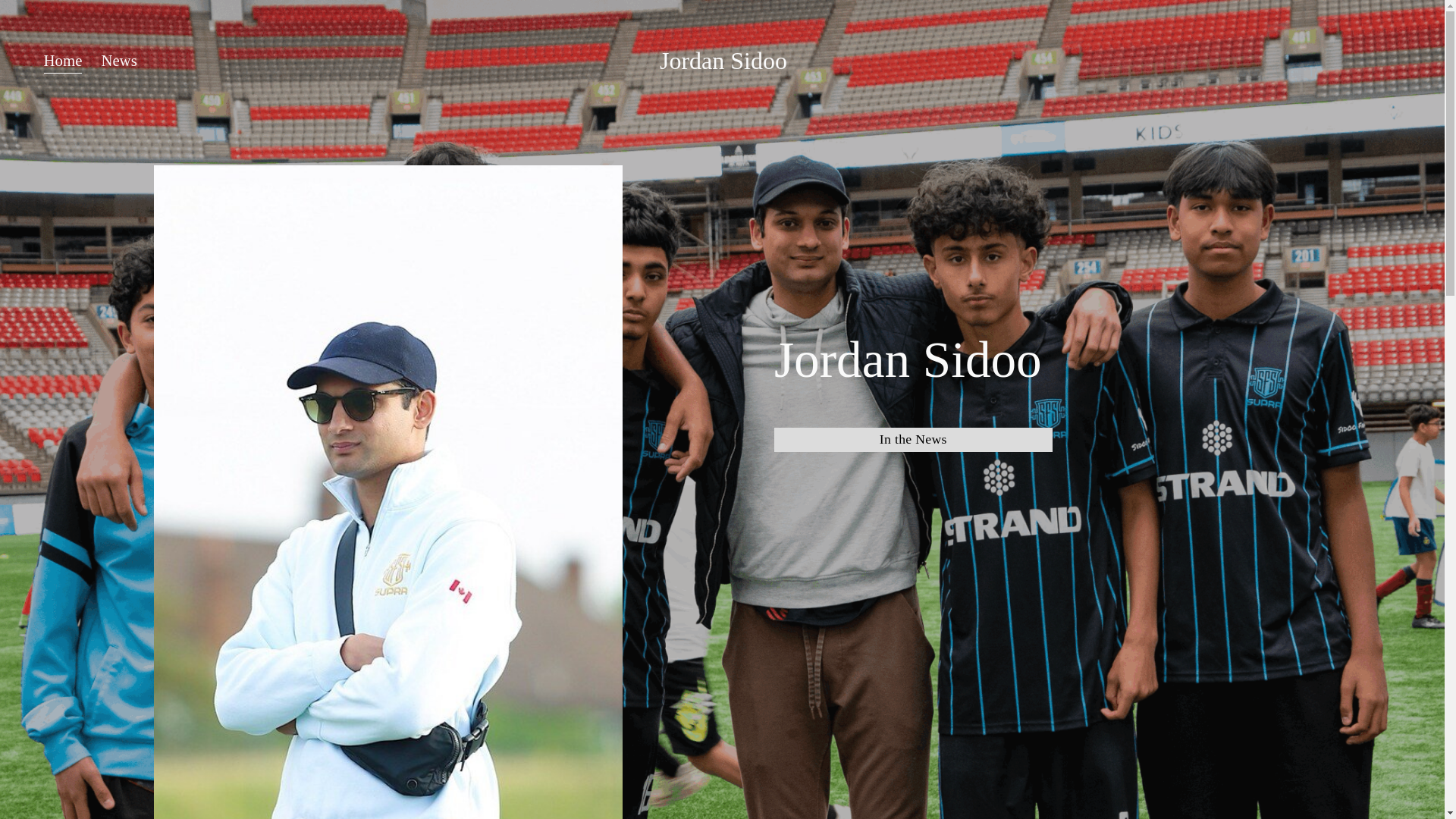 website screenshot of https://jordansidoo.ca/