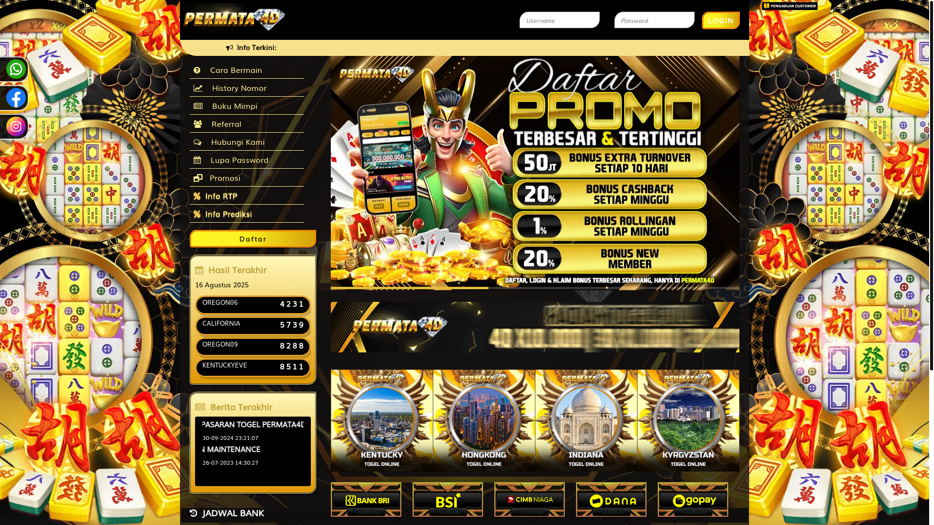website screenshot of https://permata4d-instant.xyz/