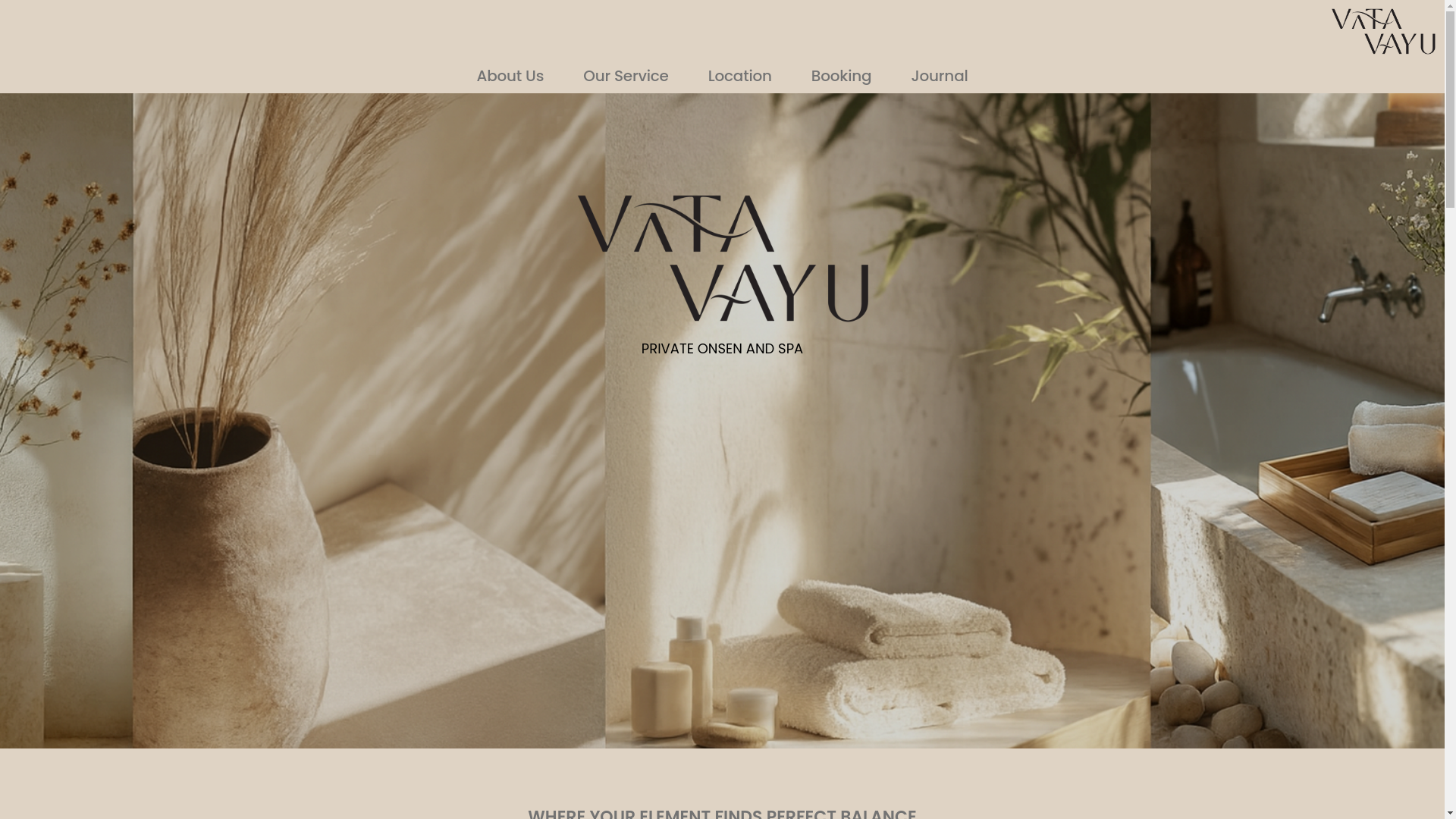 website screenshot of https://vatavayuspa.pages.dev/