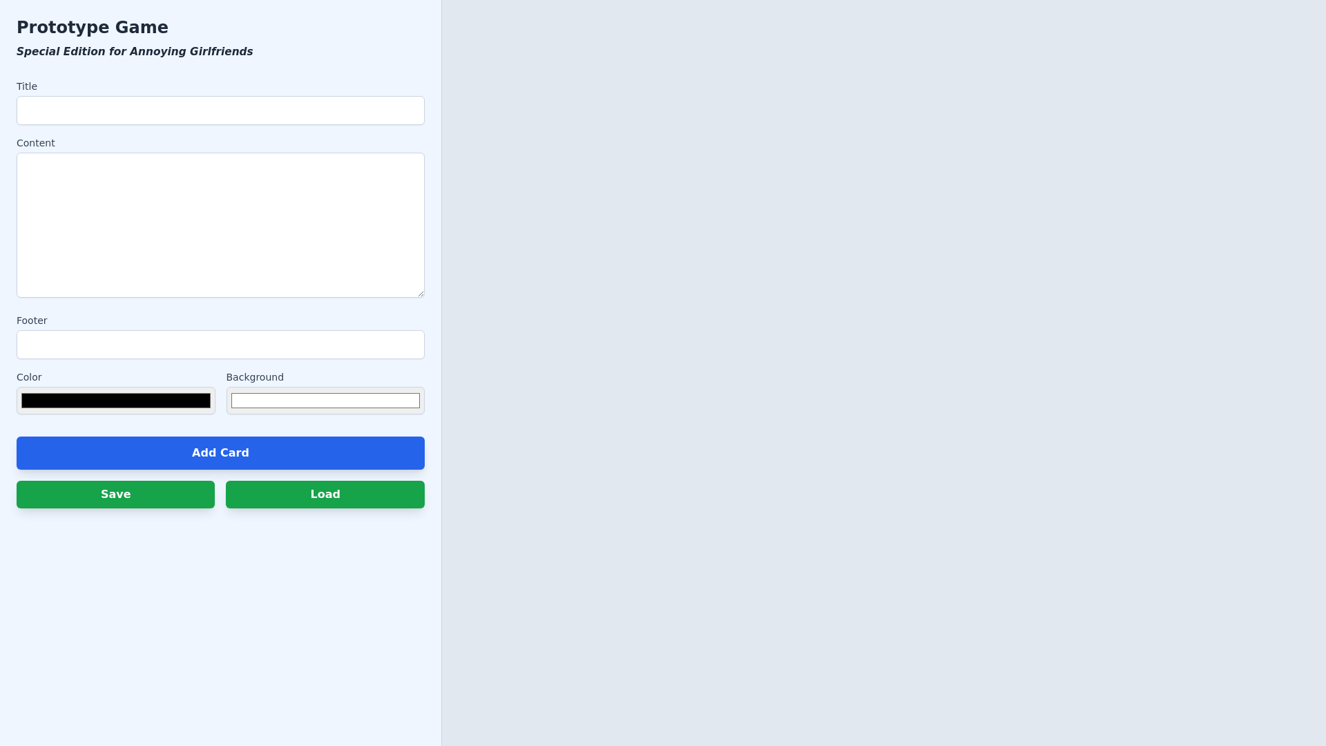 website screenshot of https://prototypegame.pages.dev/