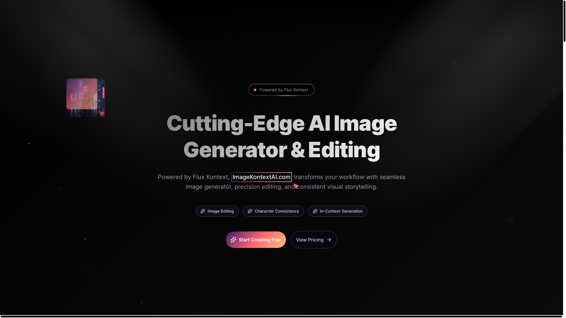 website screenshot of https://imagekontextai.pages.dev/