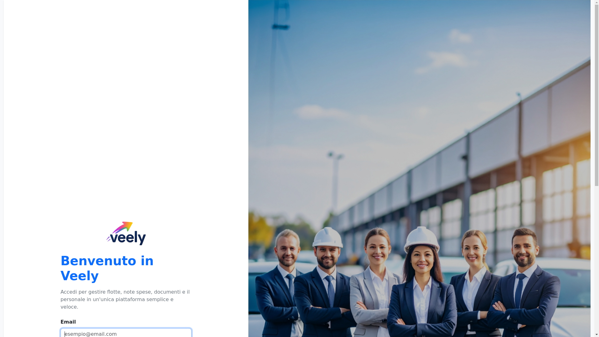 website screenshot of https://veely.it/