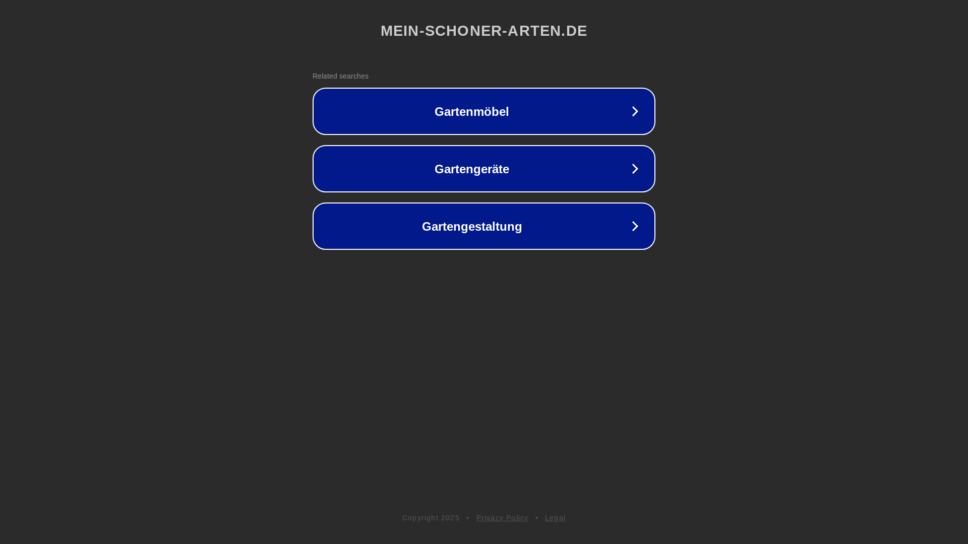 website screenshot of https://mein-schoner-arten.de/
