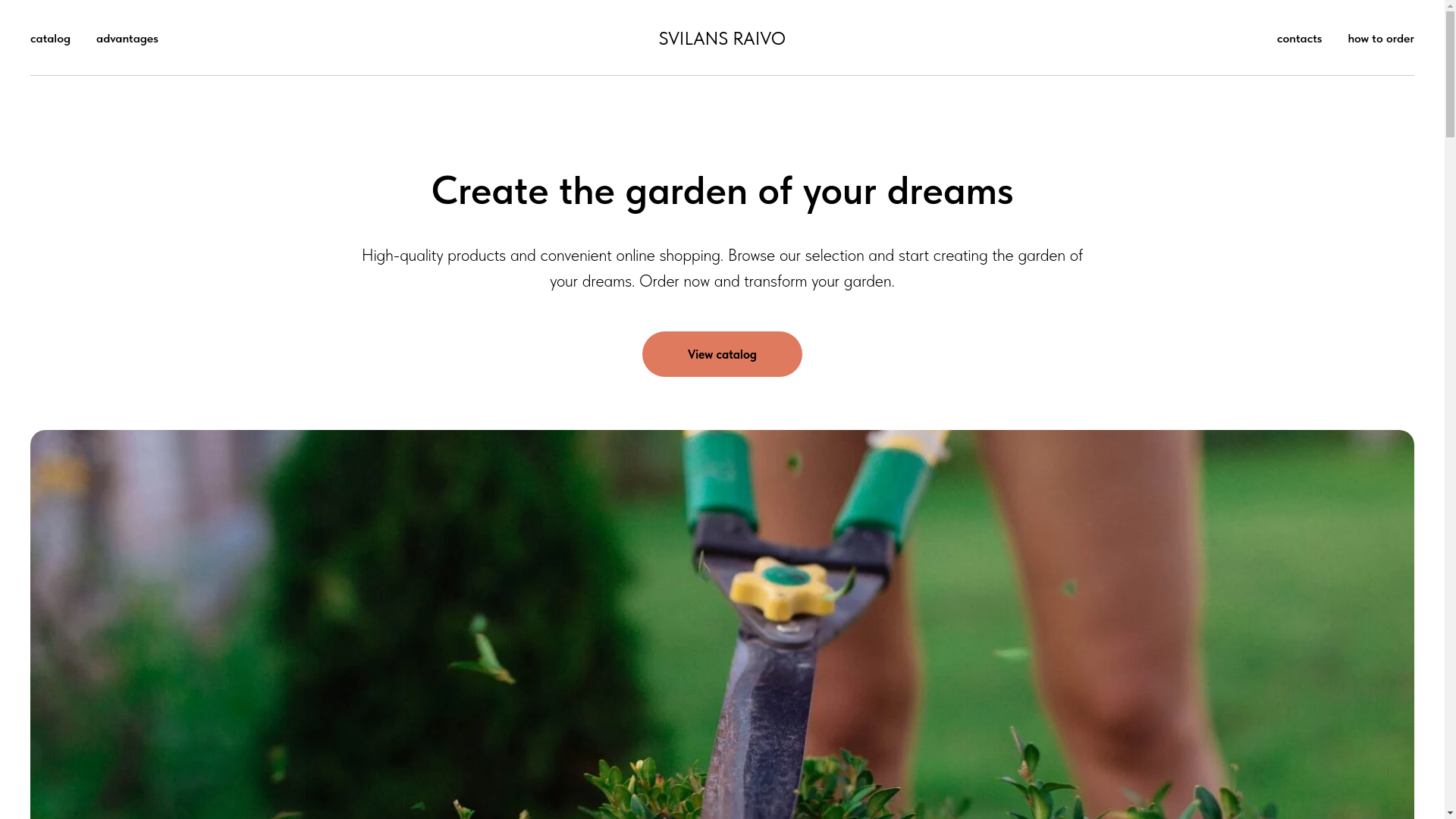 website screenshot of https://svilansraivo.site/