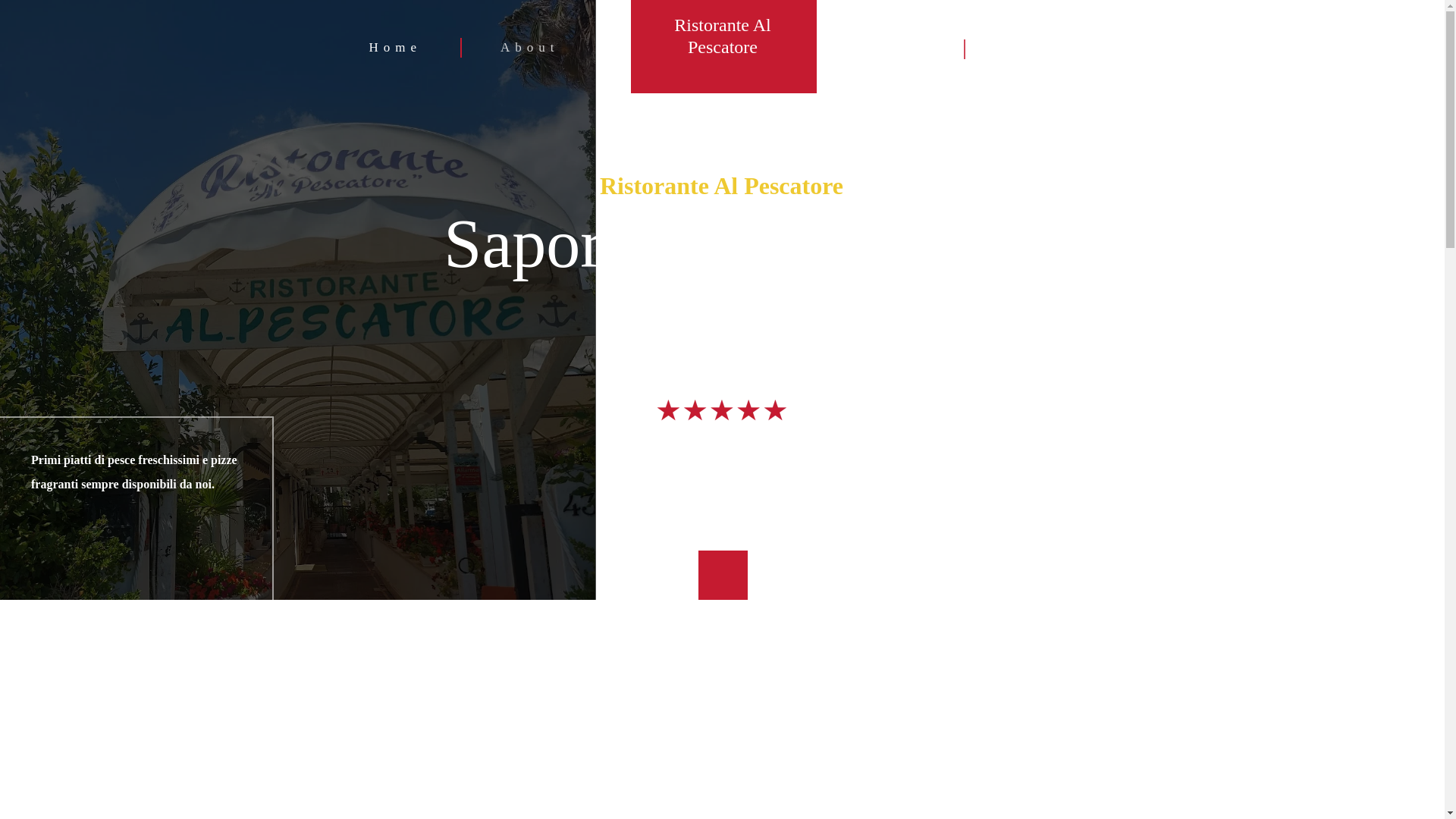 website screenshot of https://ristoalpescatore.it/