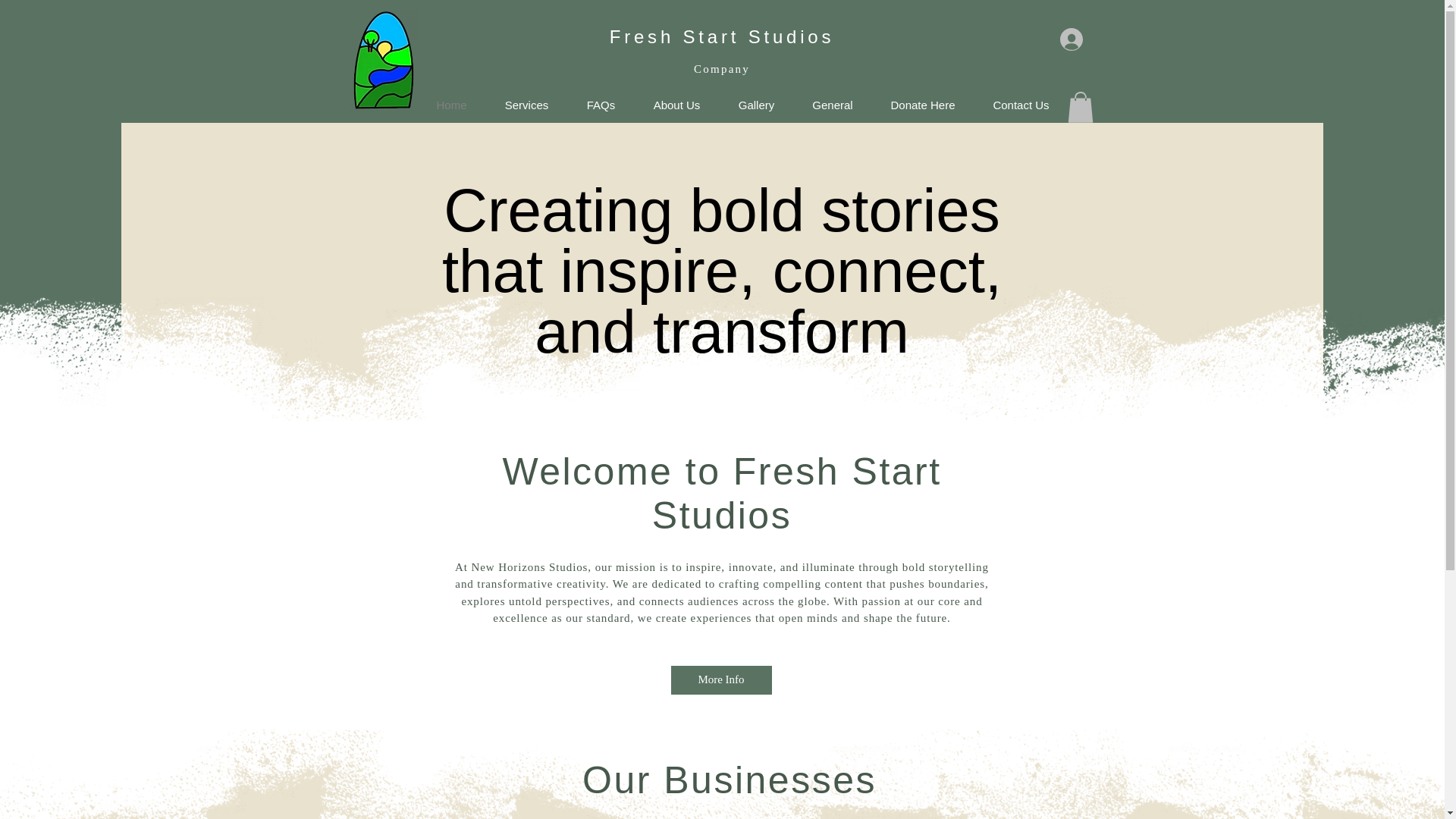 website screenshot of https://fresh-start-studios.com.au/