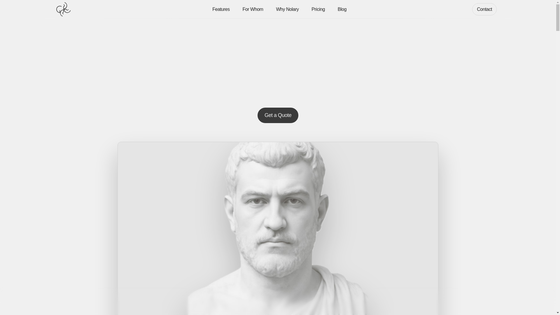 website screenshot of https://nolary.bot/