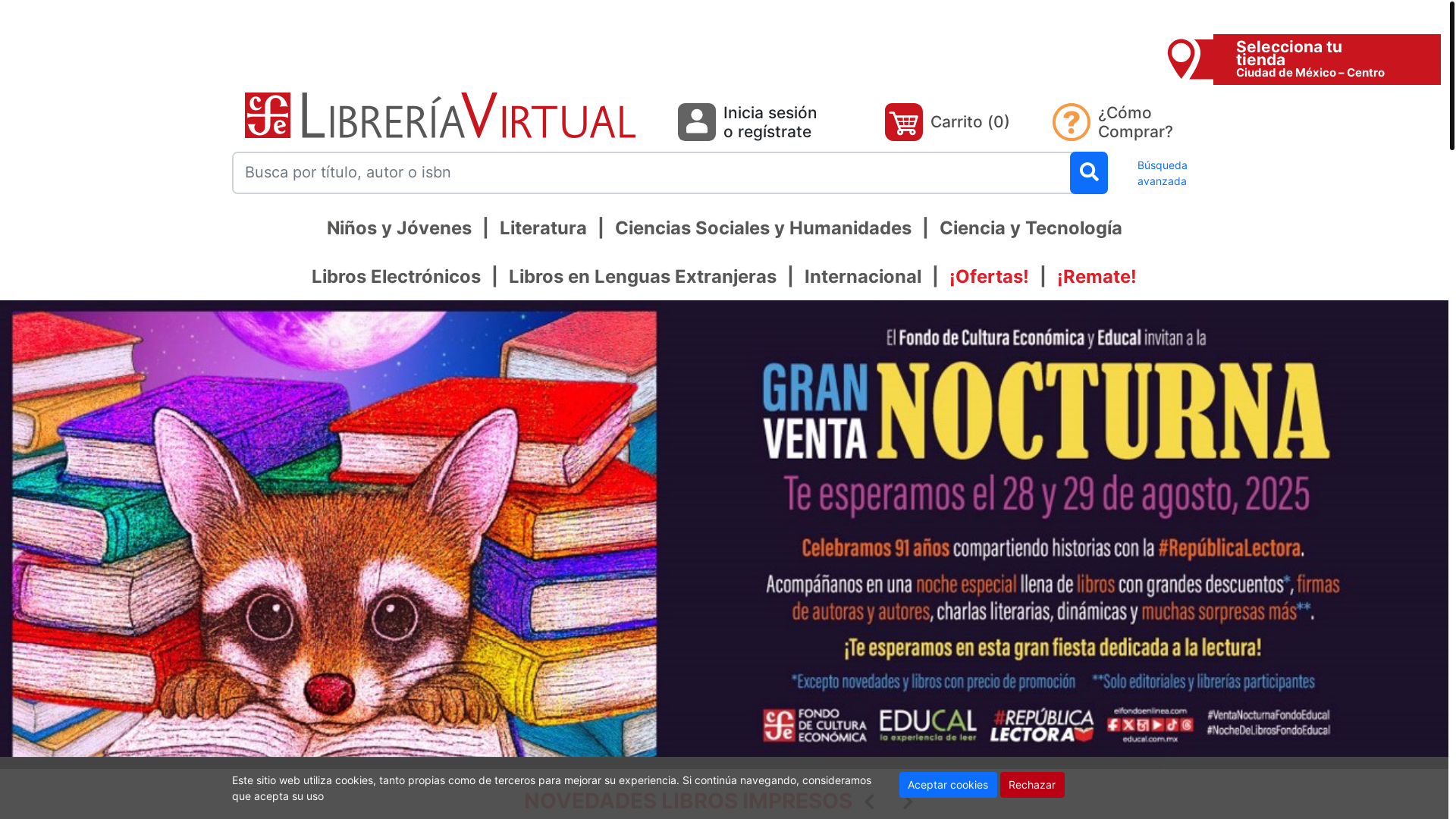 website screenshot of https://elfondoenlinea.com/