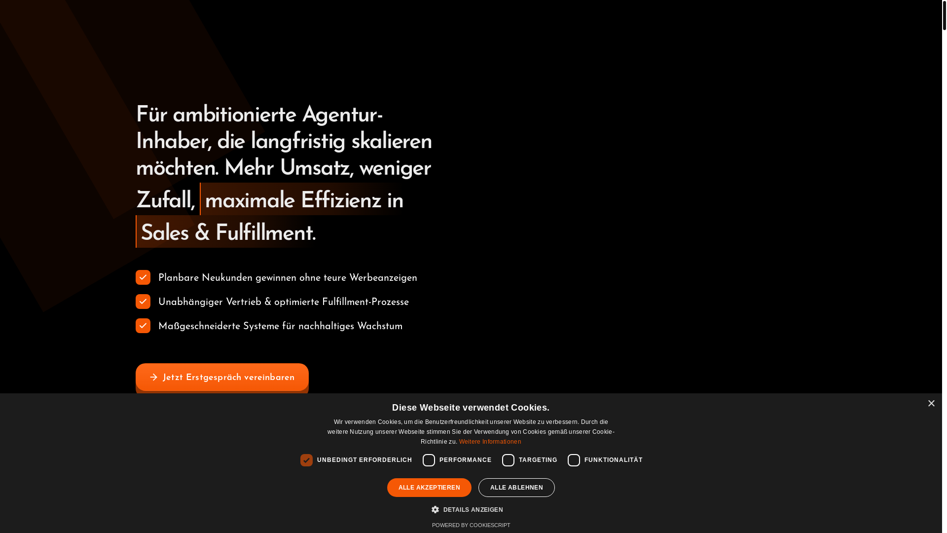 website screenshot of https://close-termine.org/
