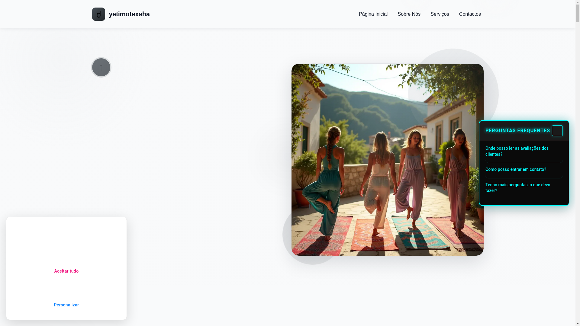 website screenshot of https://yetimotexaha.mobi/