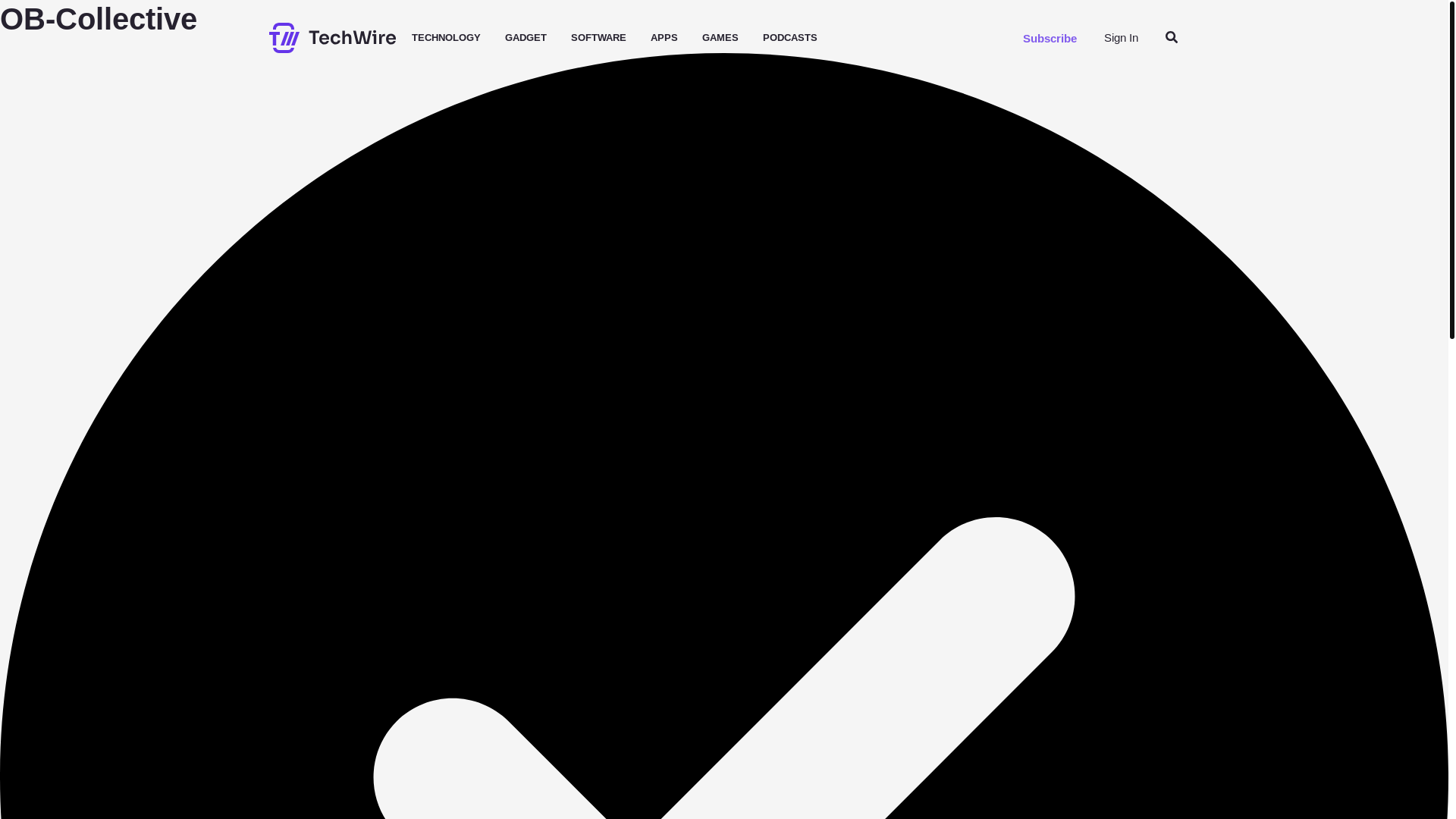 website screenshot of https://obcollective.nl/