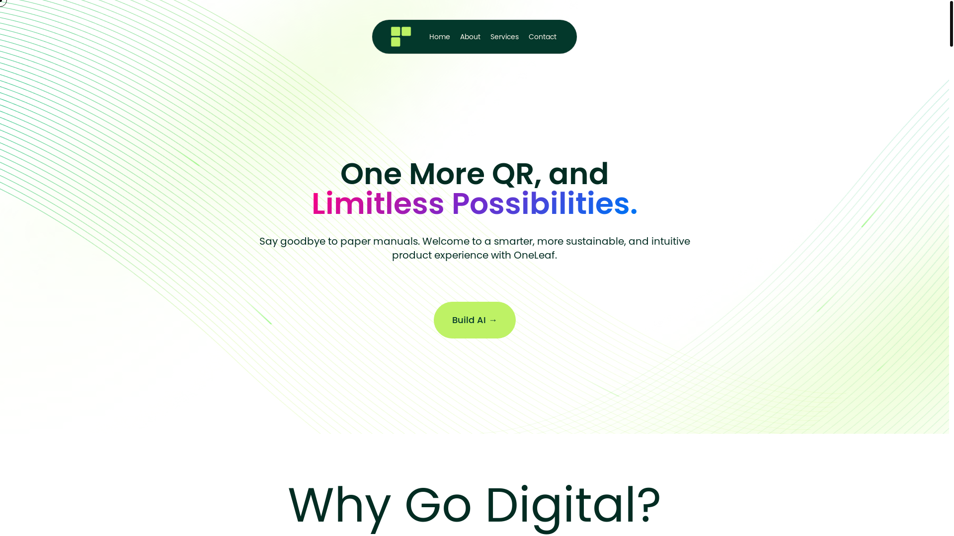 website screenshot of https://one-more-qr-landing.pages.dev/