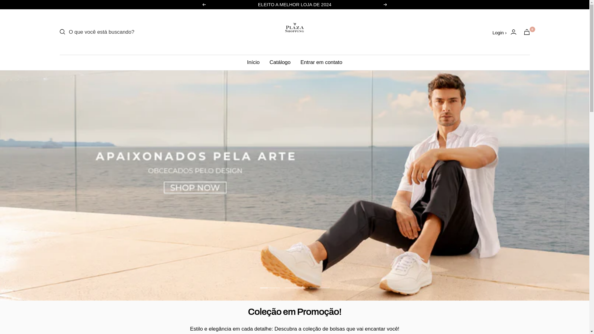 website screenshot of https://lojasplazashop.store/