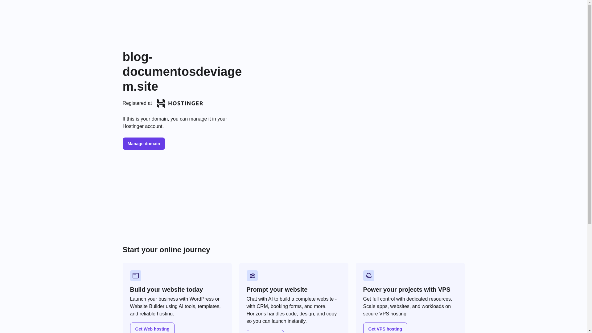 website screenshot of https://blog-documentosdeviagem.site/