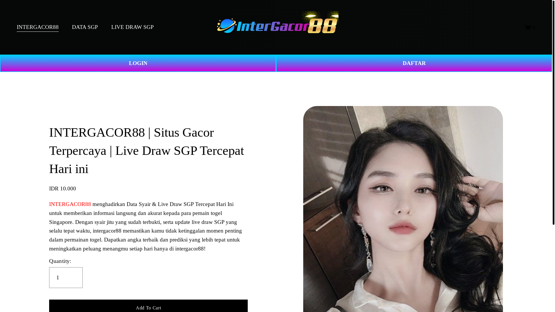 website screenshot of https://intergacor88-new.com/