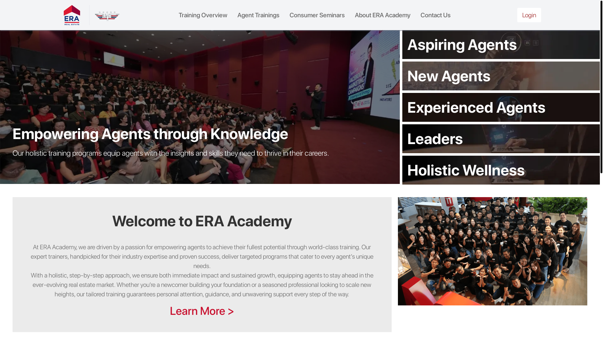 website screenshot of https://era-academy.pages.dev/