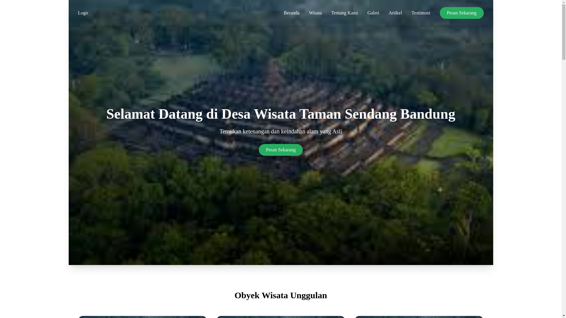 website screenshot of https://sendangbandung.com/