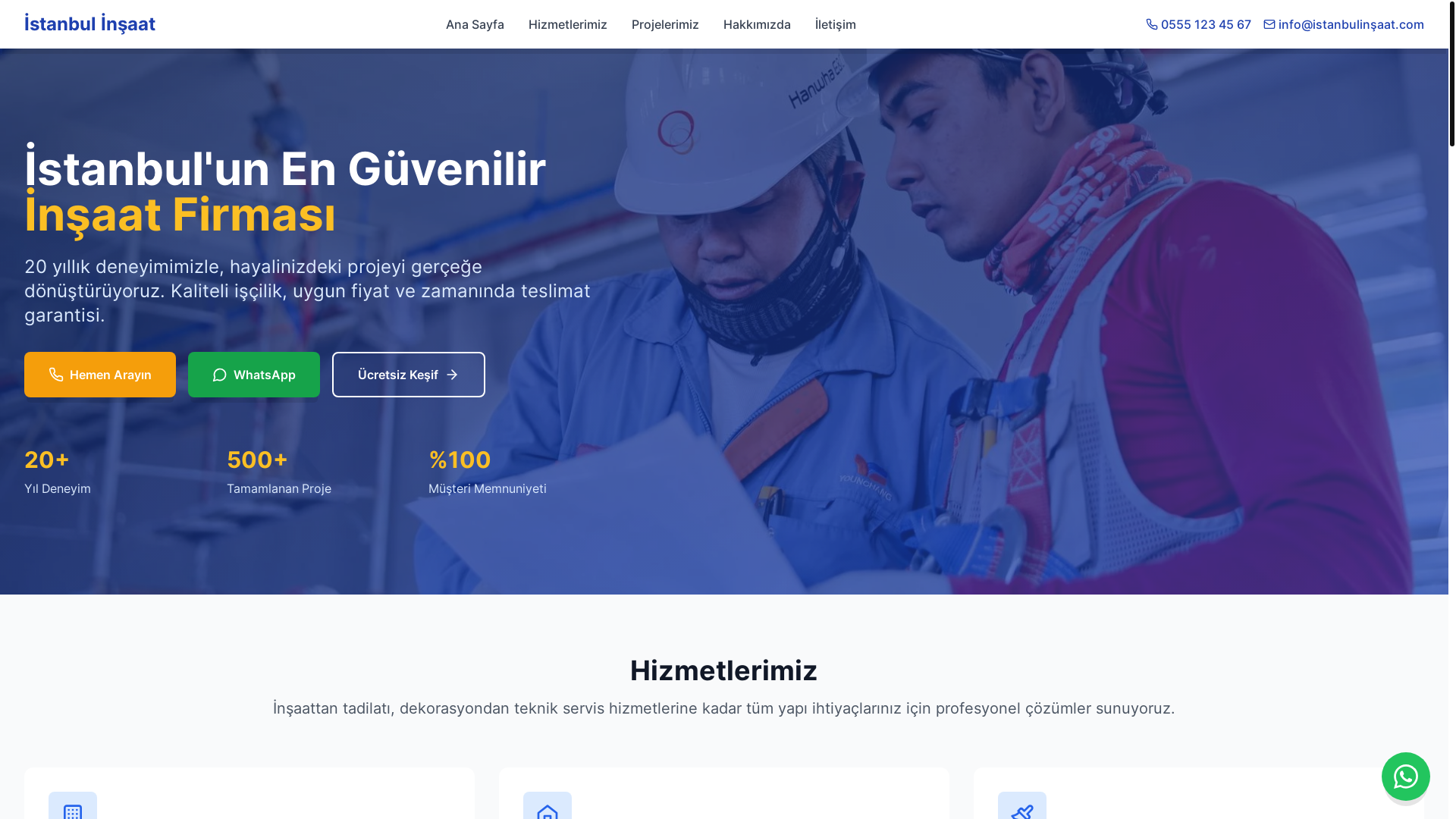 website screenshot of https://eko-yapi.com/