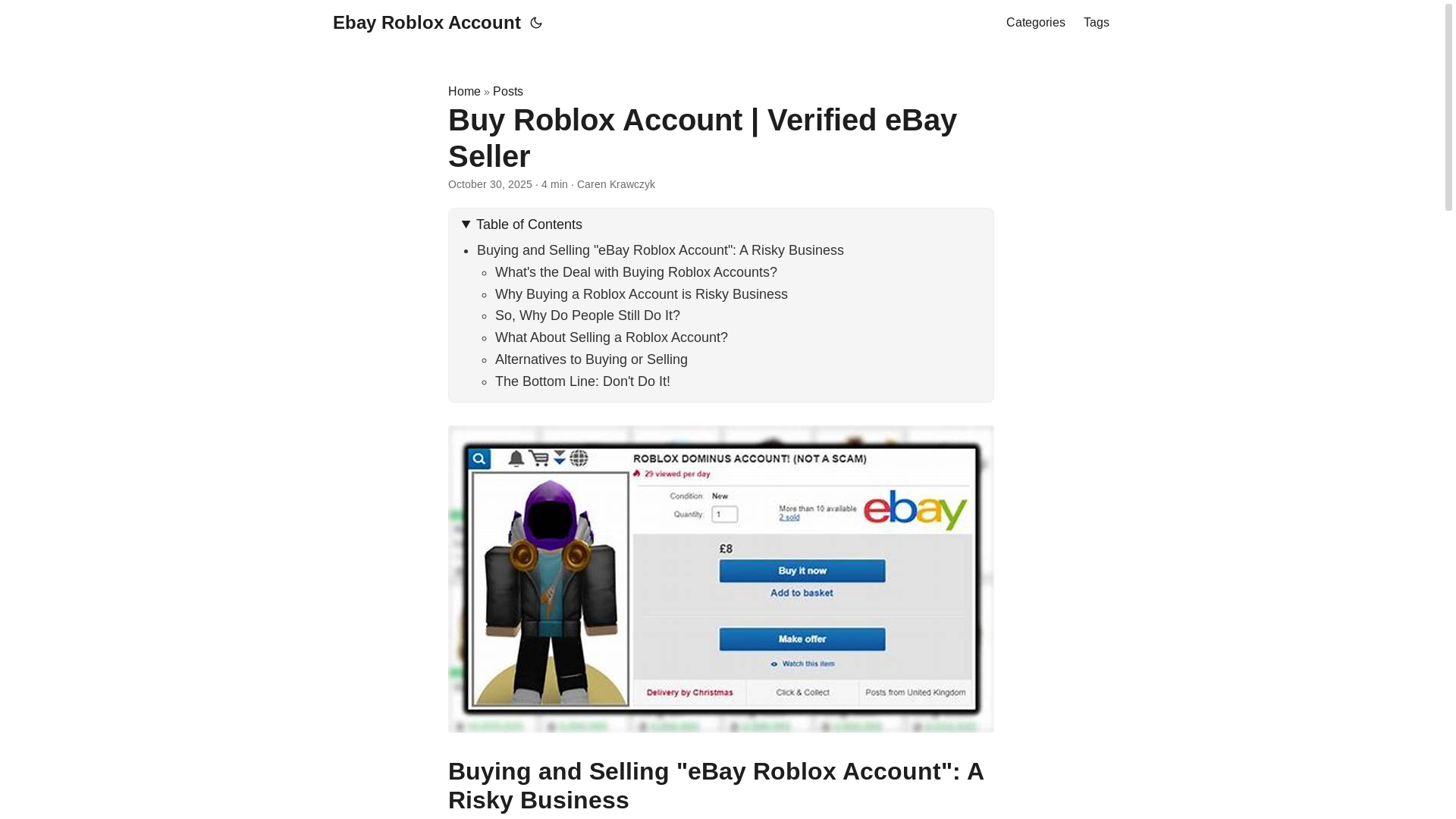 website screenshot of https://ebay-roblox-account.pages.dev/