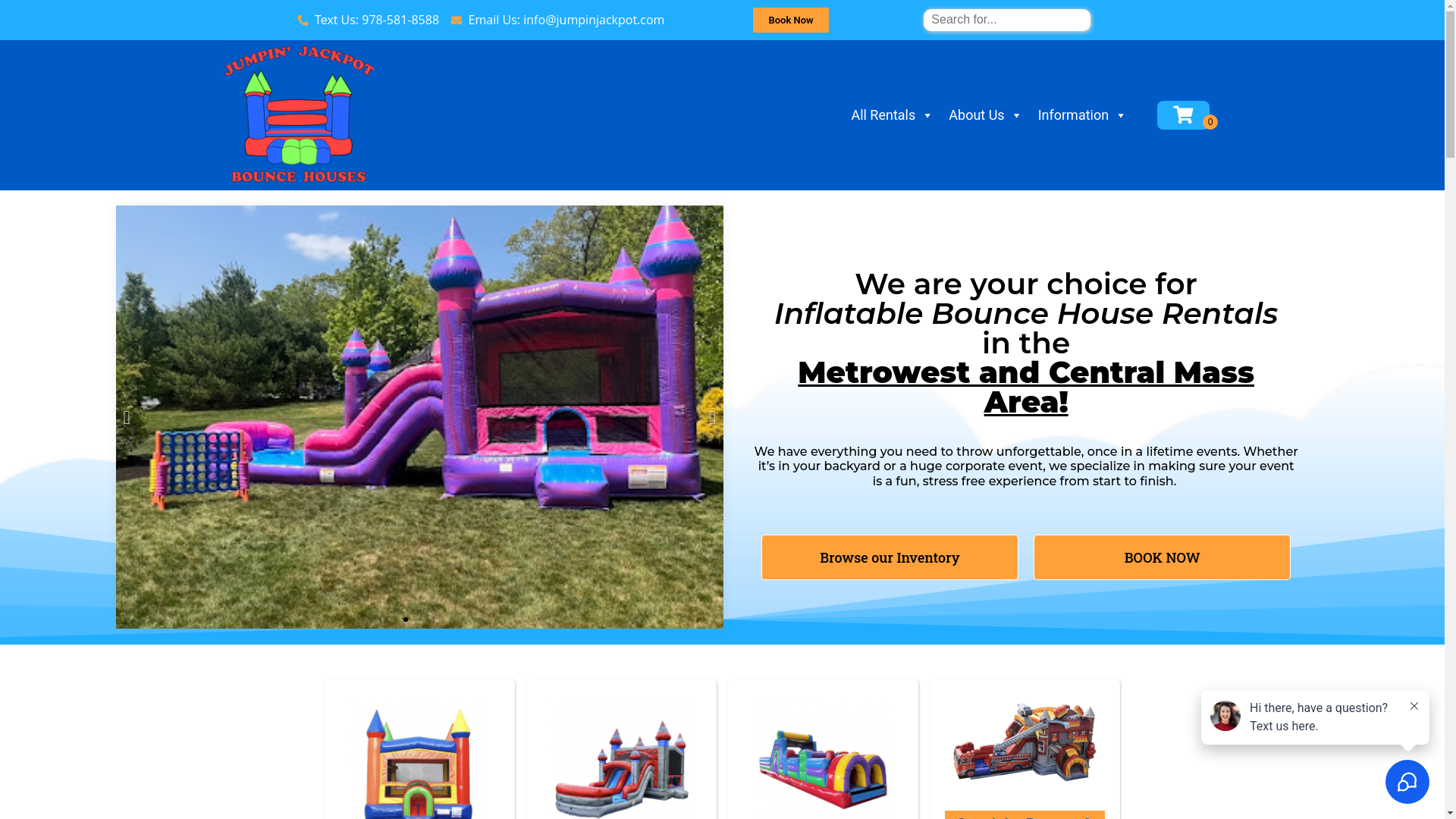 website screenshot of https://jumpinjackpot.net/