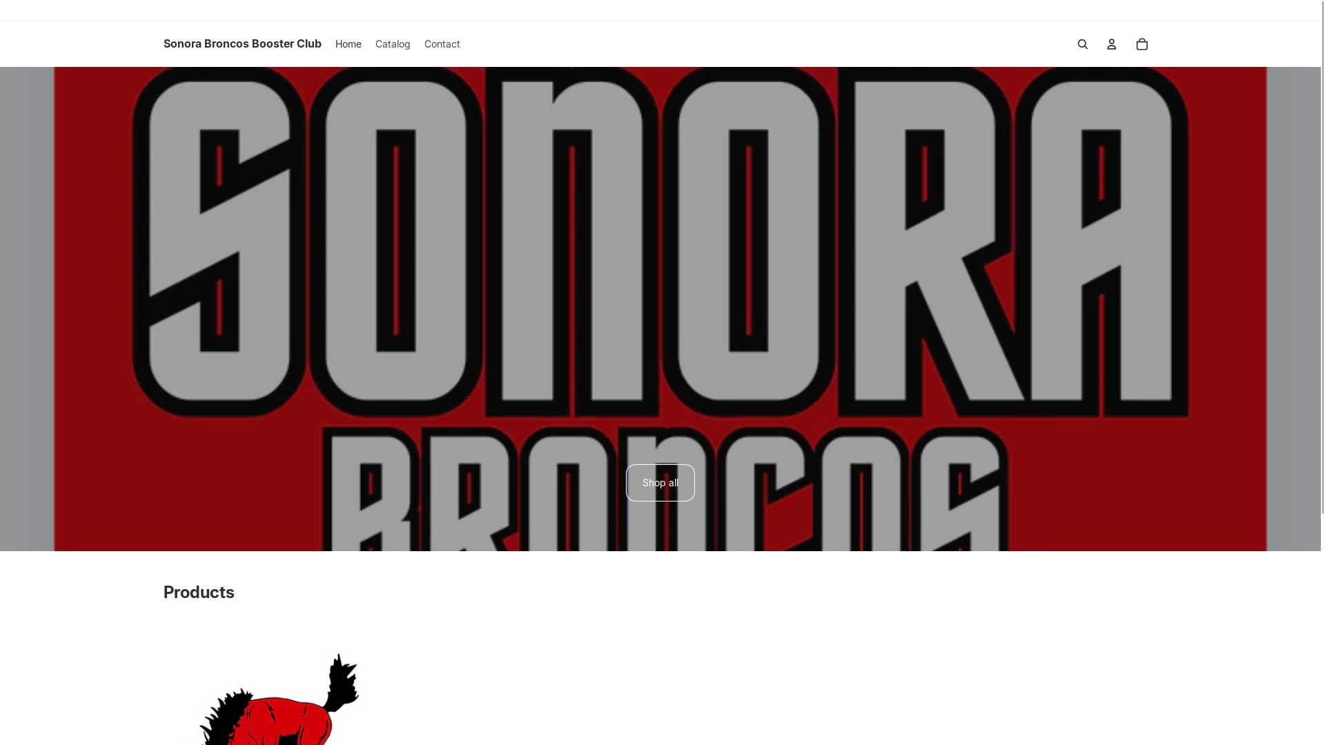 website screenshot of https://sonorabroncosboosterclub.com/