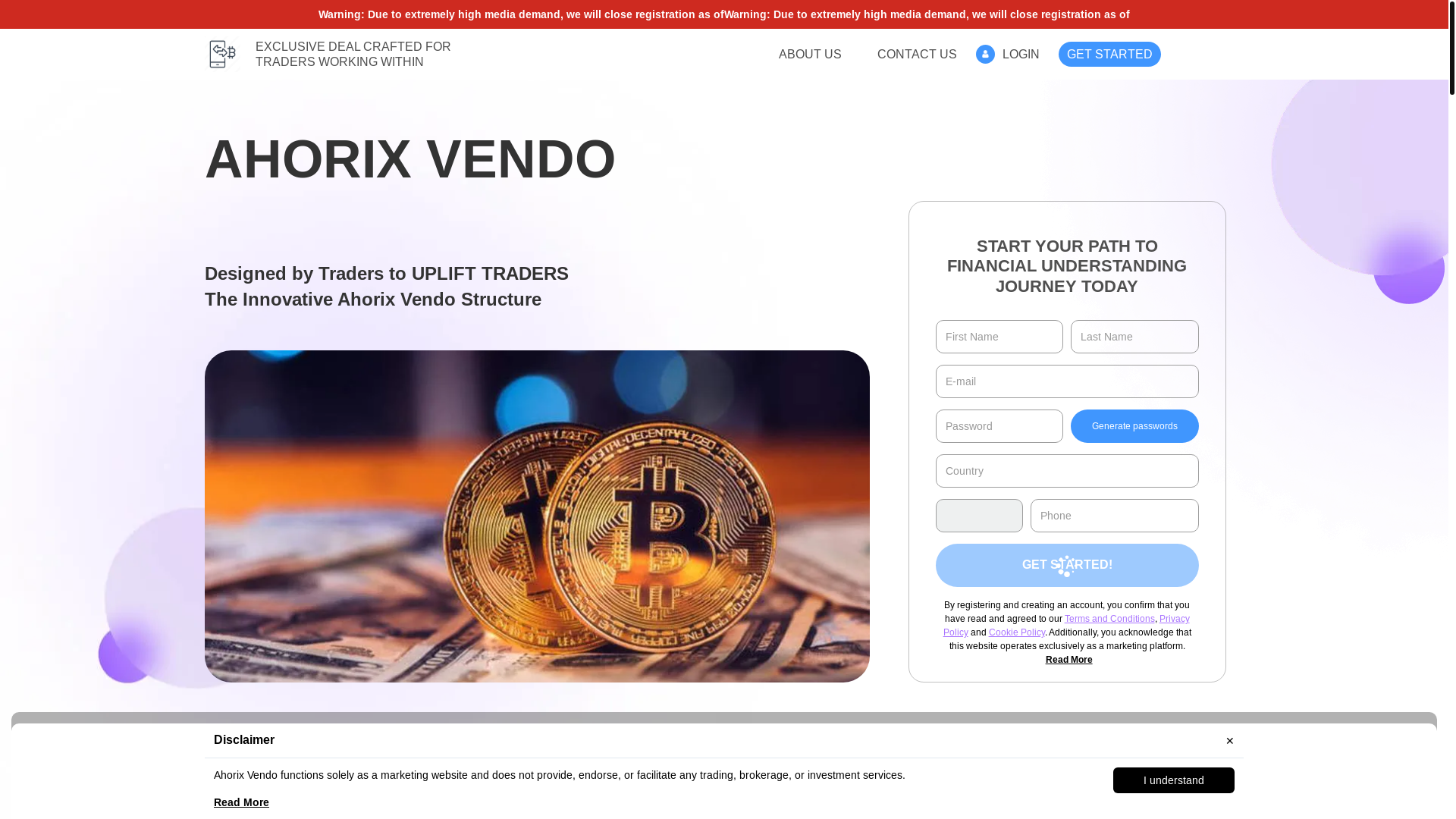 website screenshot of https://ahorix-vendo-soft.com/