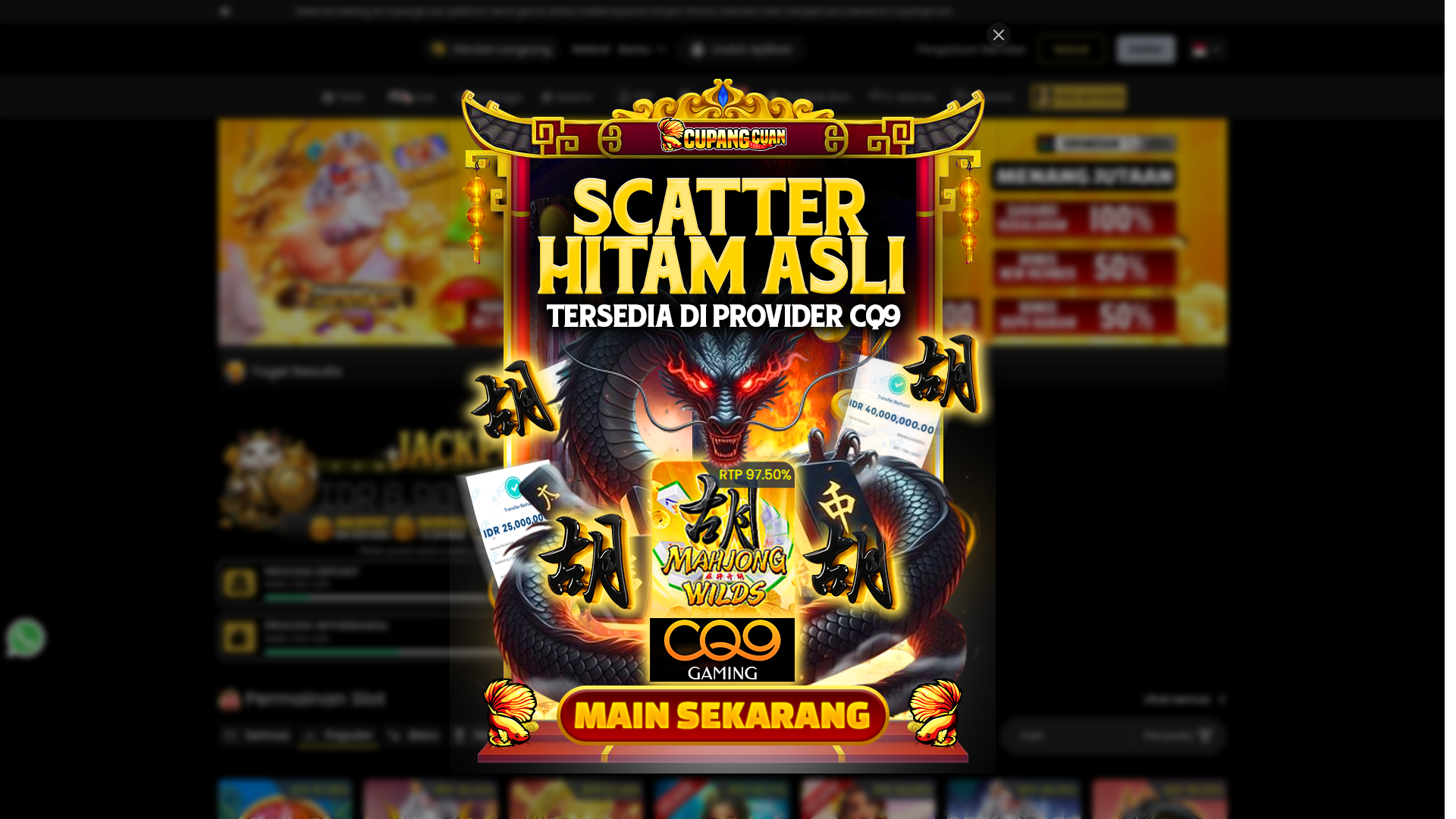 website screenshot of https://cpckita.pro/