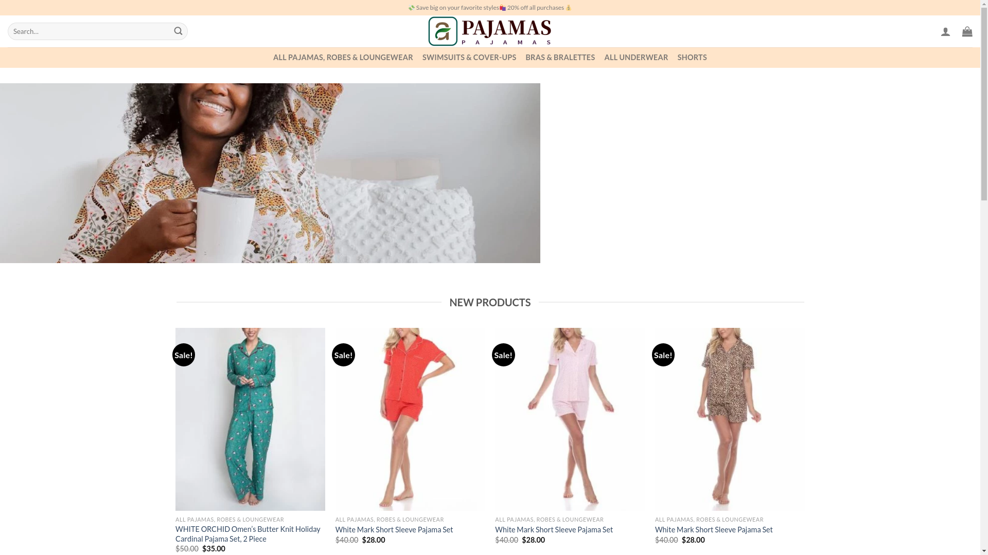 website screenshot of http://pajamassale-store.com/