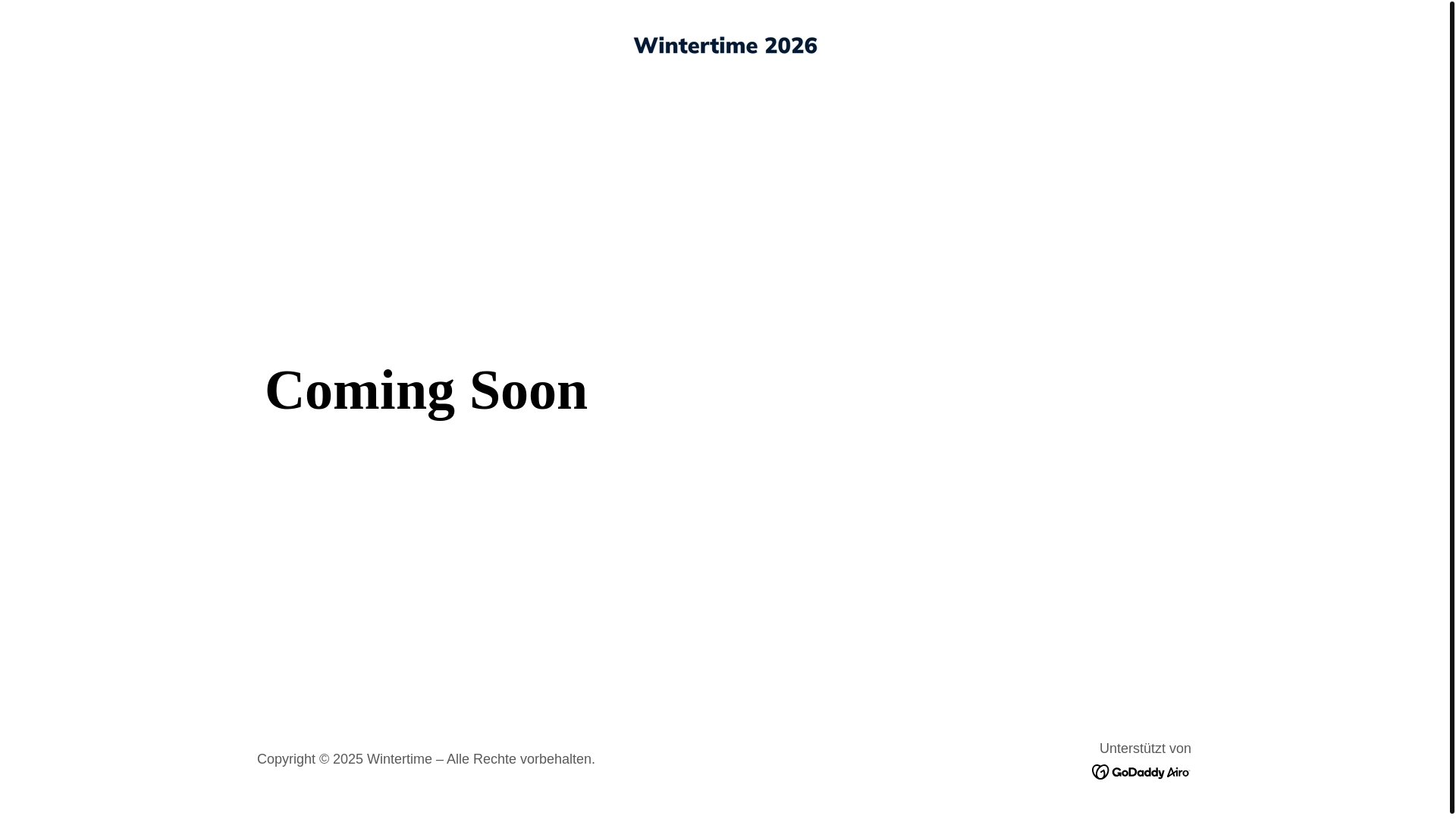 website screenshot of https://wintertime.ch/