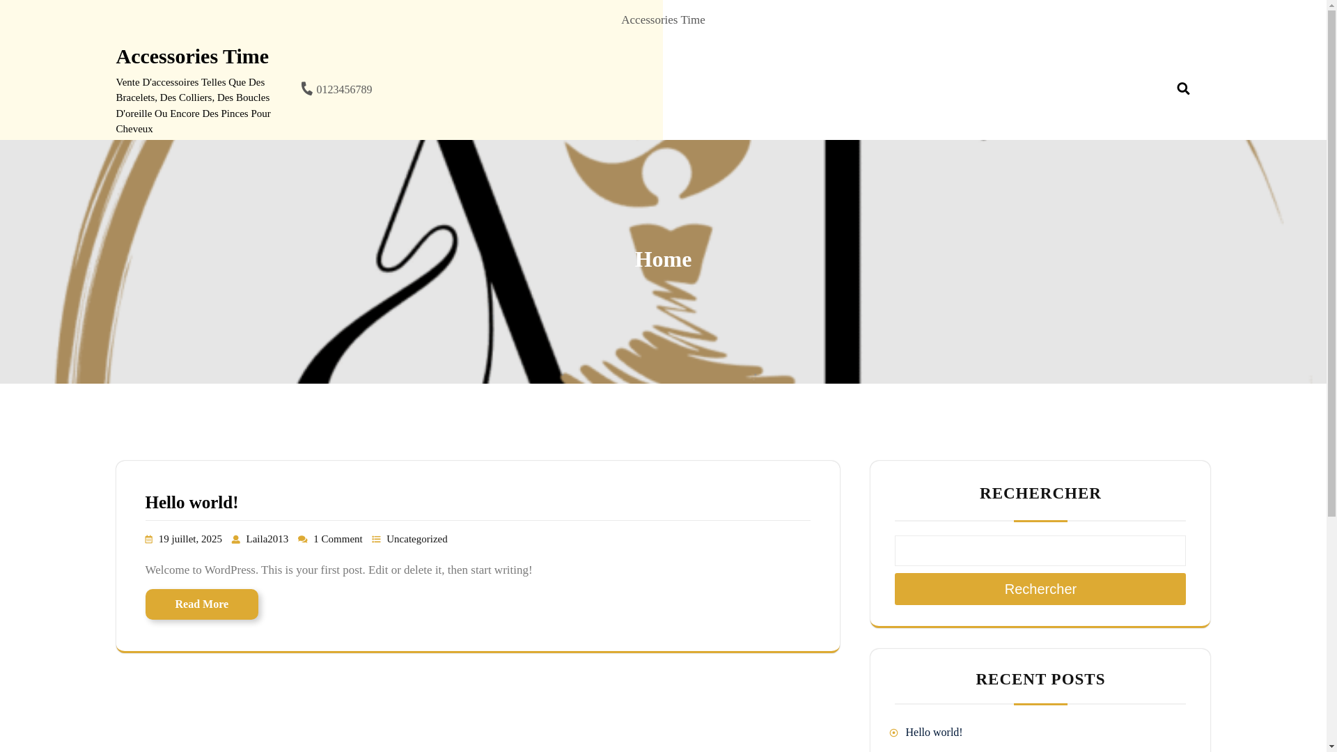 website screenshot of https://accessoriestime.fr/