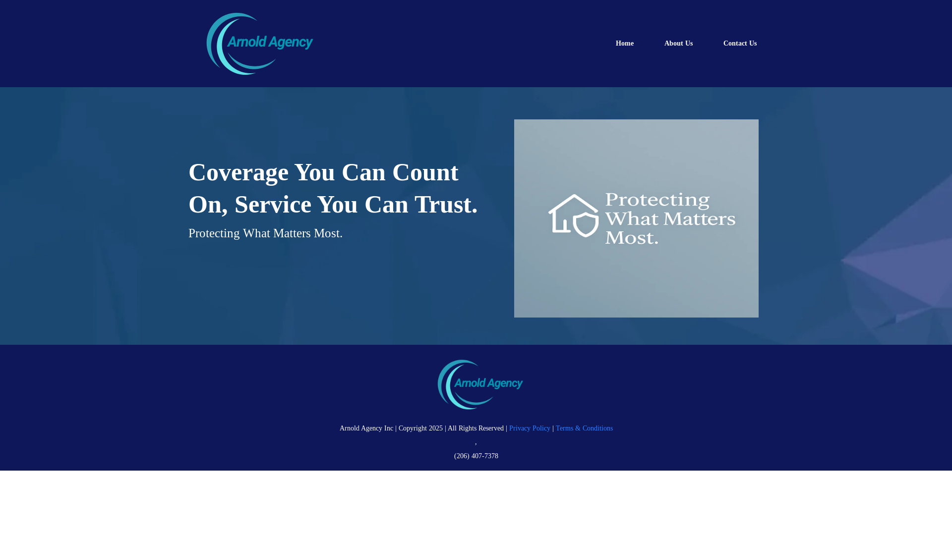 website screenshot of https://arnoldagency.net/