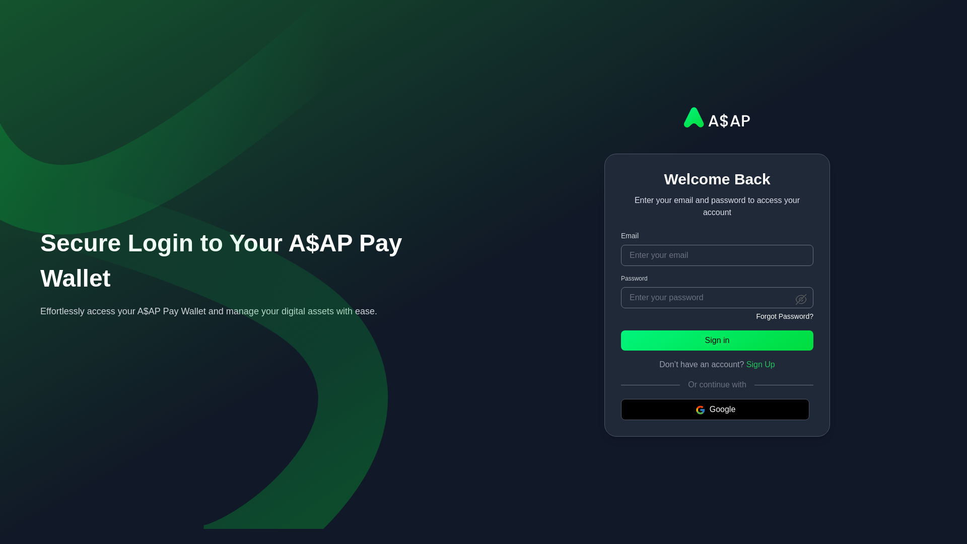 website screenshot of https://asap-stg.pages.dev/