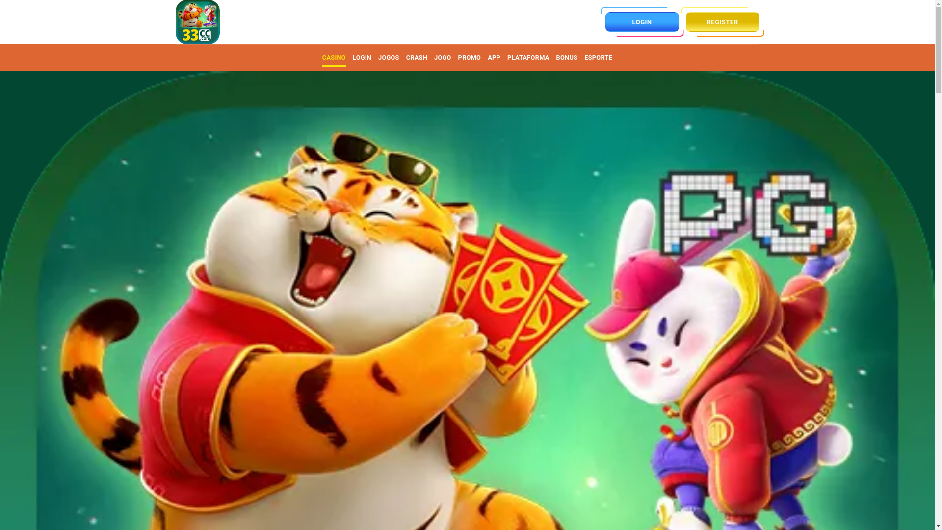 website screenshot of https://33ccslots.com/