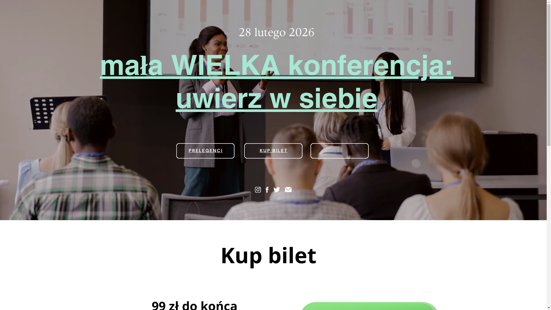 website screenshot of https://malawielkakonferencja.pl/