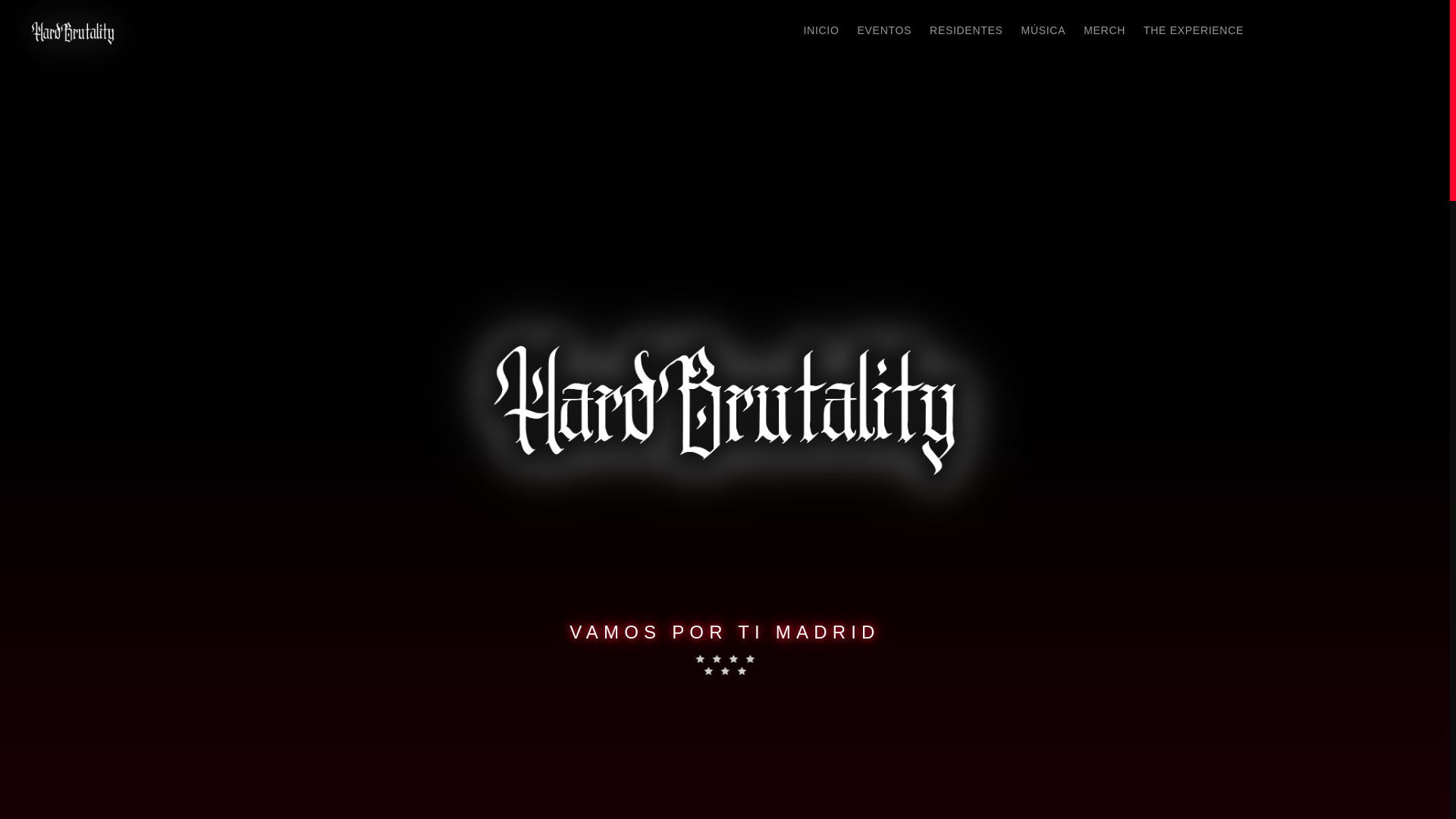 website screenshot of https://hardbrutality.es/