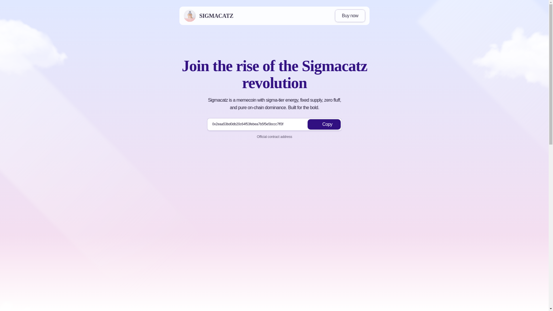 website screenshot of https://sigmacatz.com/